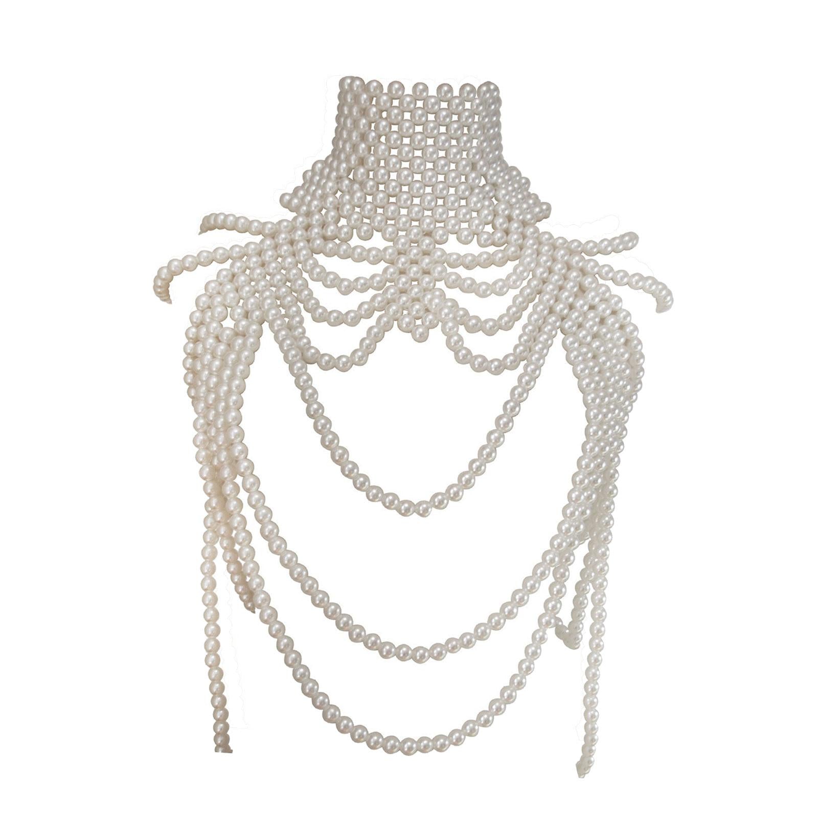 Womens Body Chain Jewelry Shoulder Necklaces Bra Chain for Girlfriend Mother