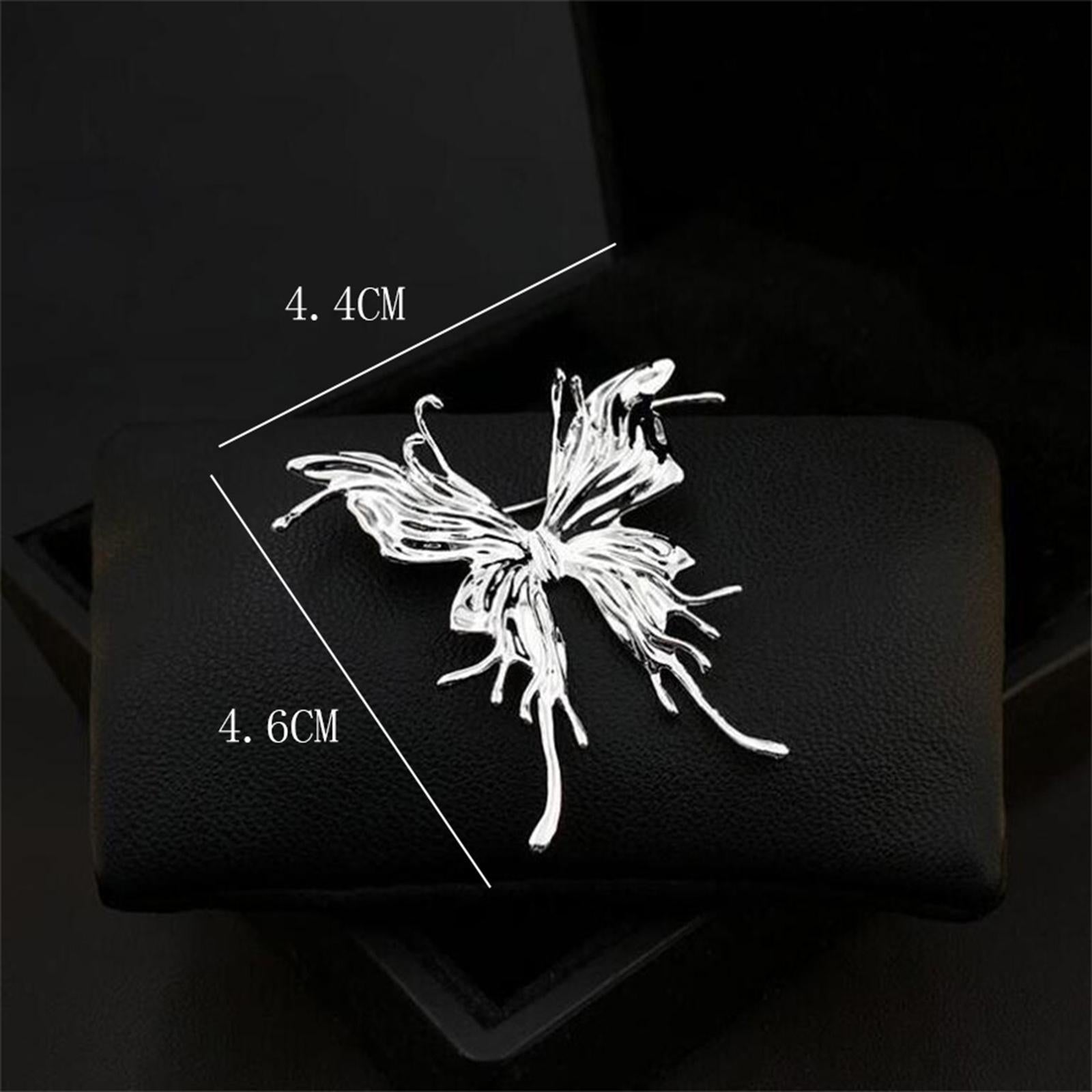 Butterfly Brooch Pin Scarf Pins Alloy Jewelry for Ladies Gifts Birthday