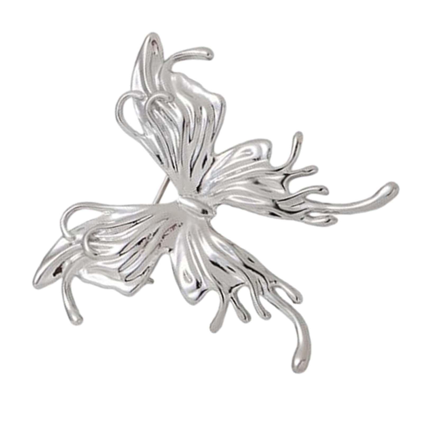 Butterfly Brooch Pin Scarf Pins Alloy Jewelry for Ladies Gifts Birthday