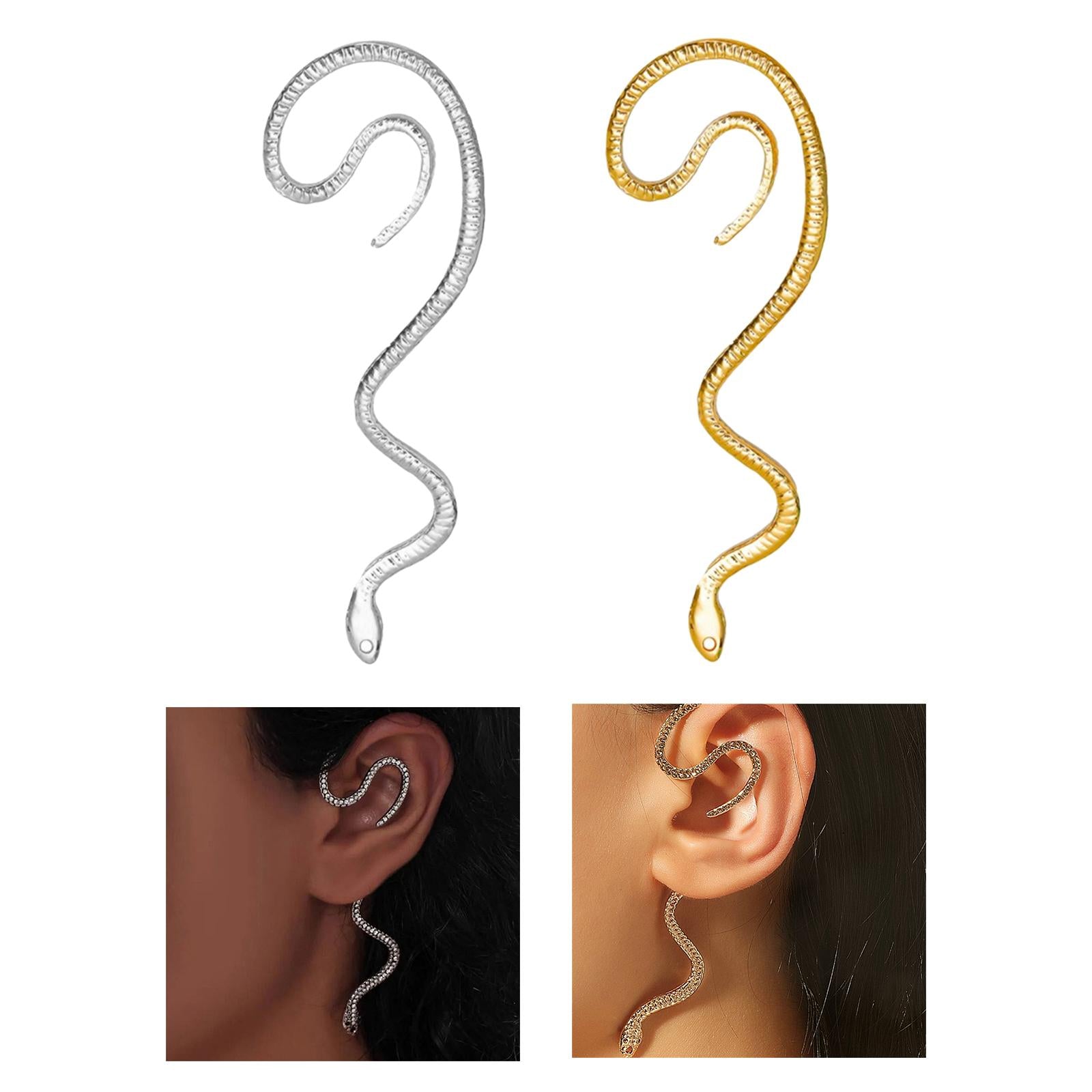 Ear Cuffs Earring Carnival Wedding Party Jewelry Dating Earhook silver