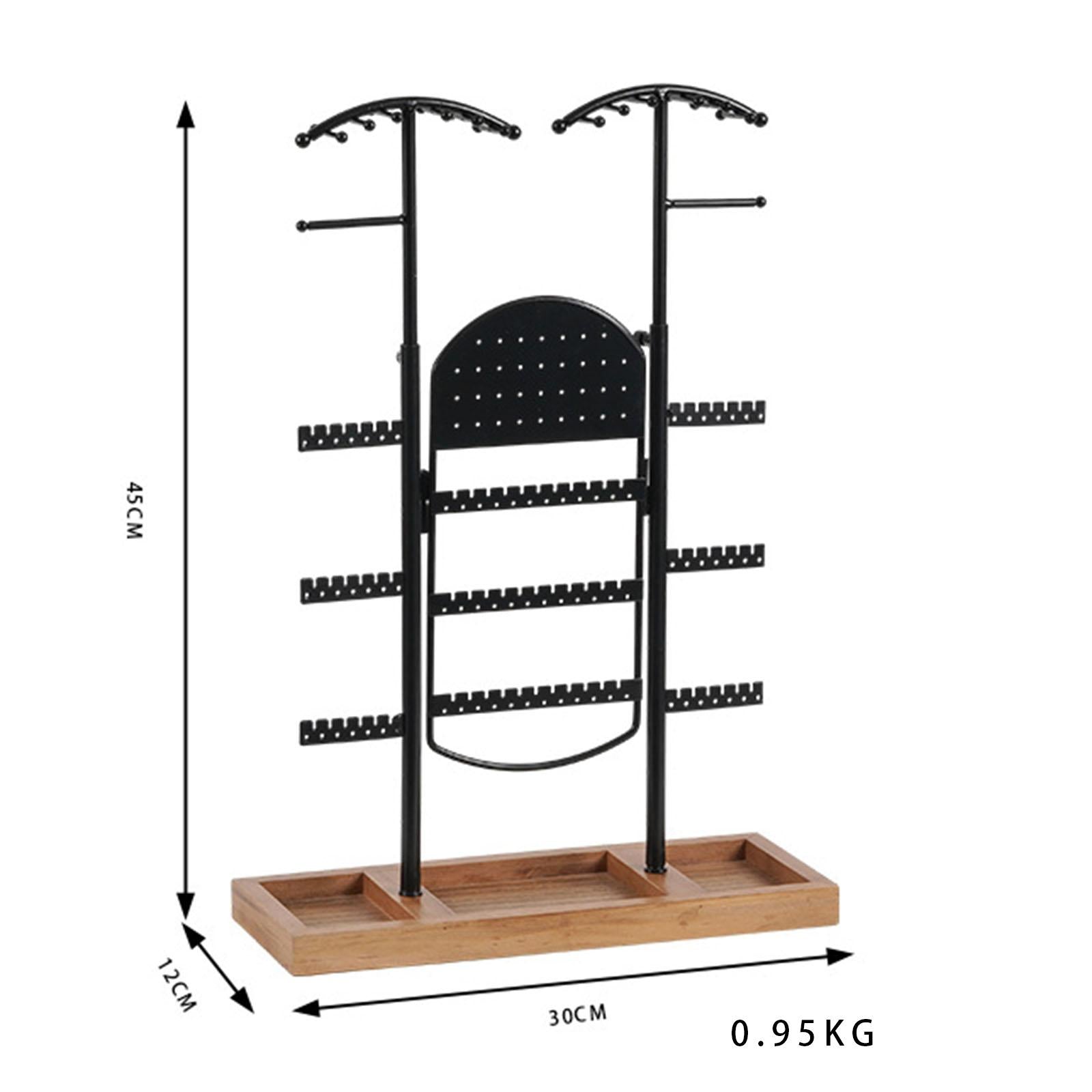 Jewelry Organizer Multi Layers Dresser Fashion Telescopic Rod Jewelry Holder
