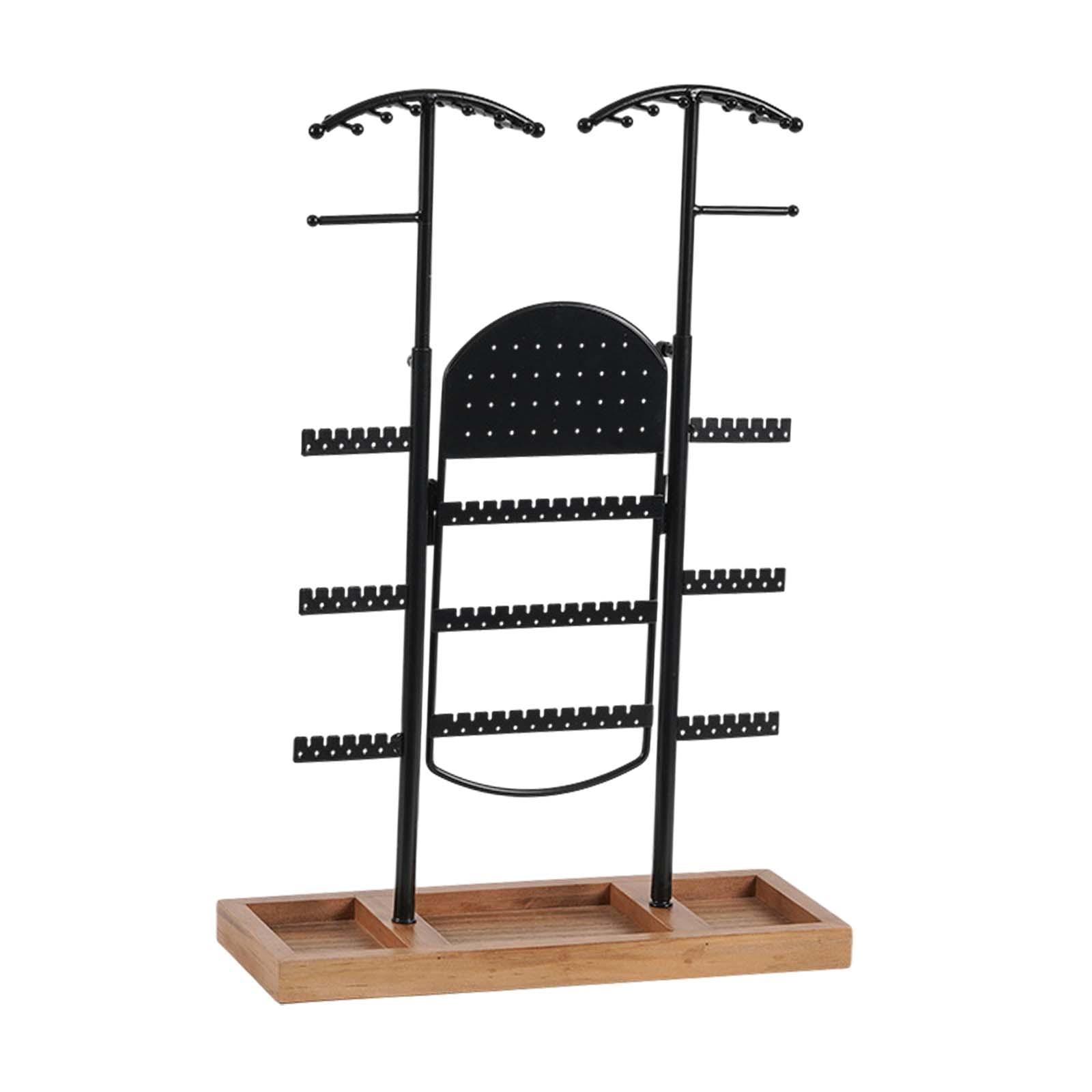 Jewelry Organizer Multi Layers Dresser Fashion Telescopic Rod Jewelry Holder