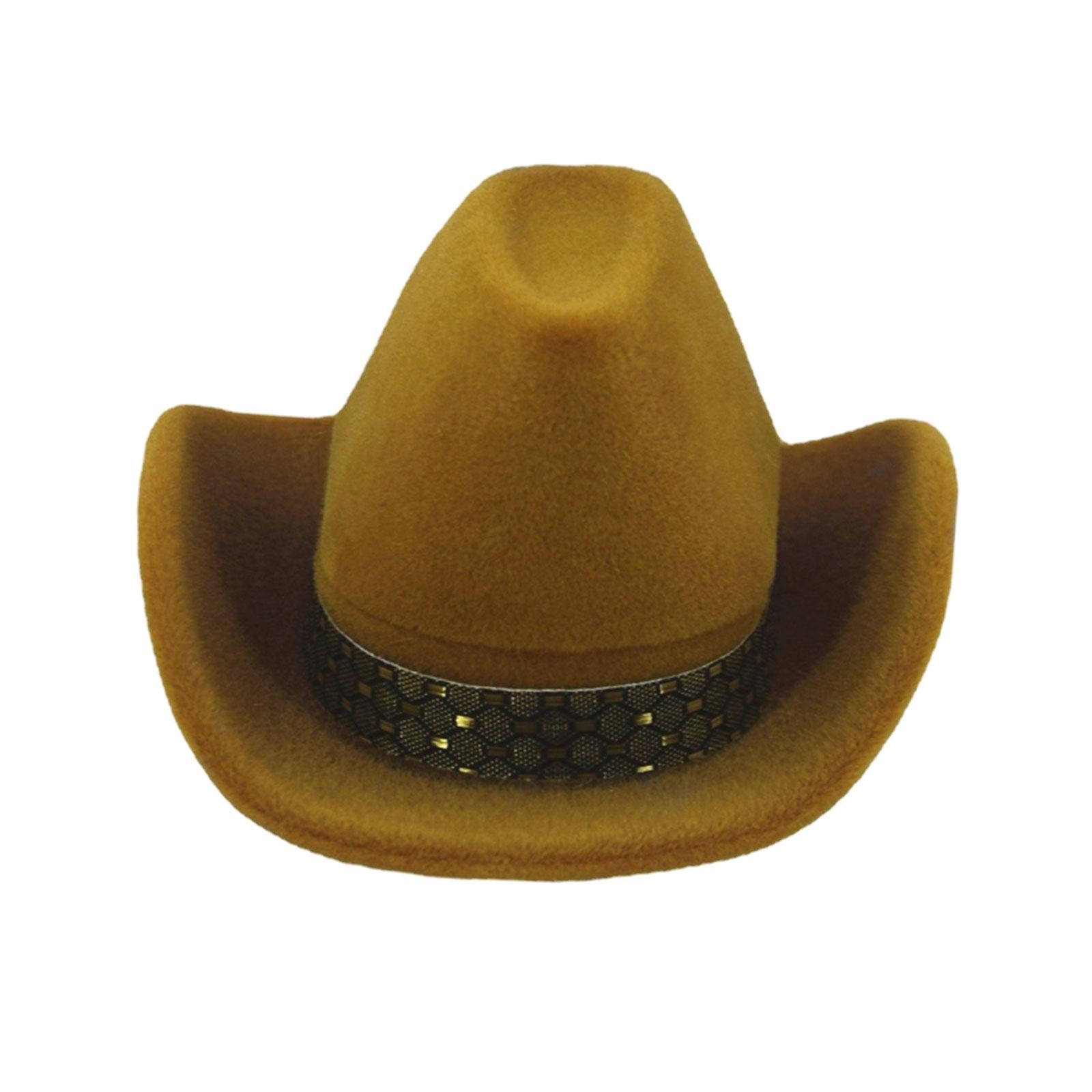 Cowboy Hat Ring Box Velvet for Anniversay Graduation Ceremony Valentines Day