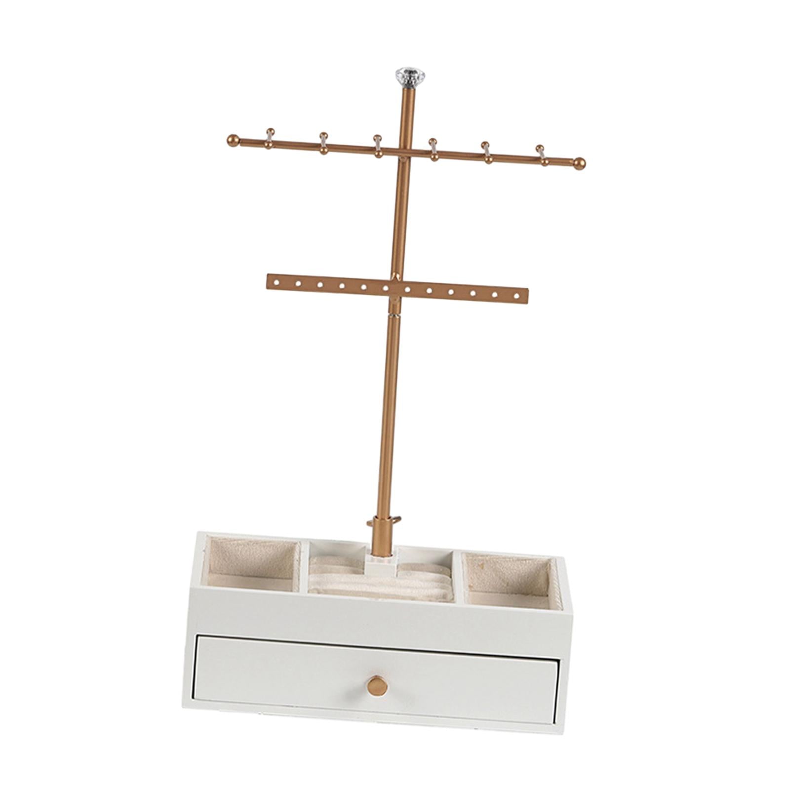 Jewelry Display Stand T Bars Tabletop Jewelry Organizer for Earrings Watches