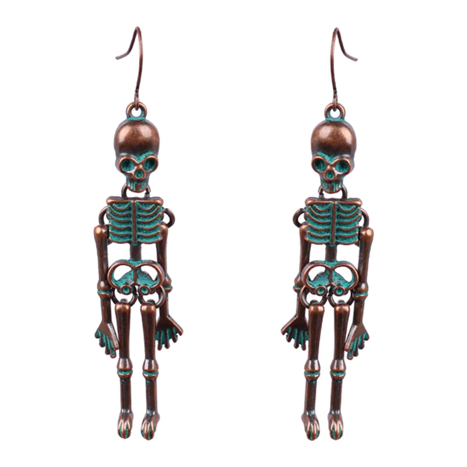 Gothic Earrings Horror Drop Earrings for Valentine's Day Wedding Anniversary red