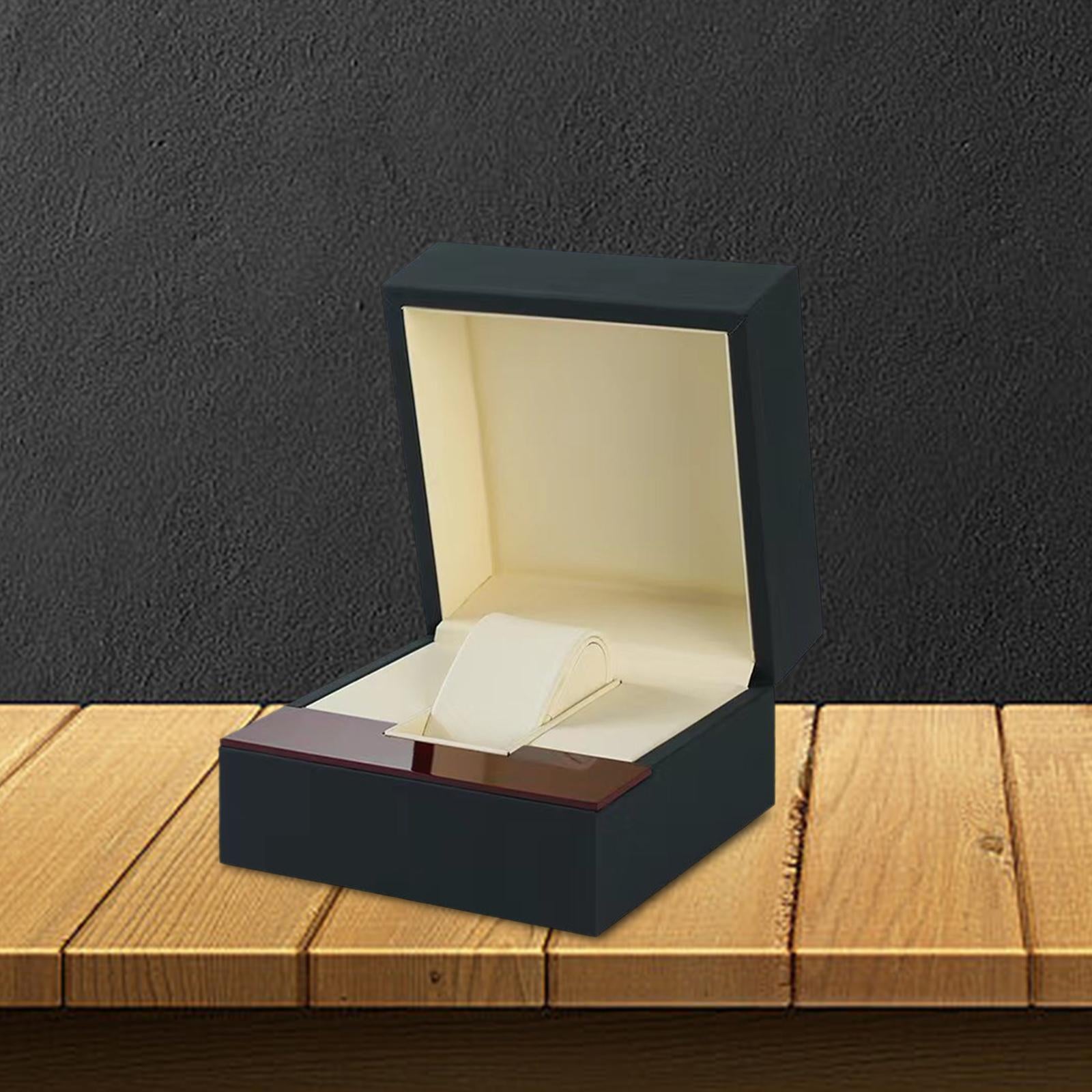 Single Watch Storage Box Bracelet Holder Organizer Portable Square Watch Box