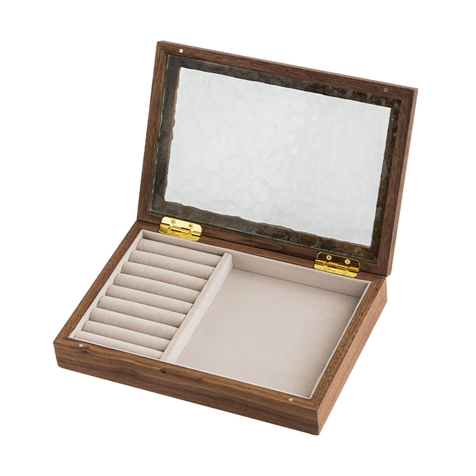 Jewelry Organizer Box Organization Travel Trinket Box for Bracelets Earrings Style A