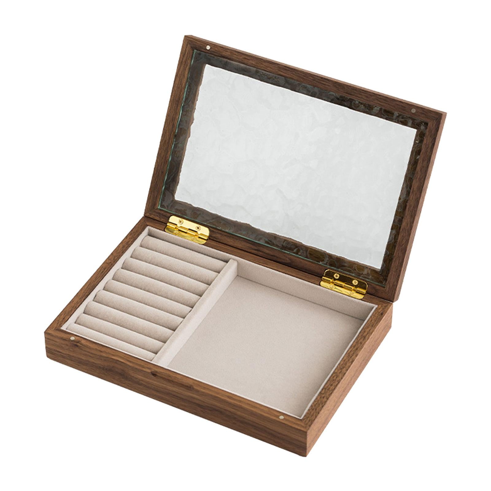 Jewelry Organizer Box Organization Travel Trinket Box for Bracelets Earrings Style A