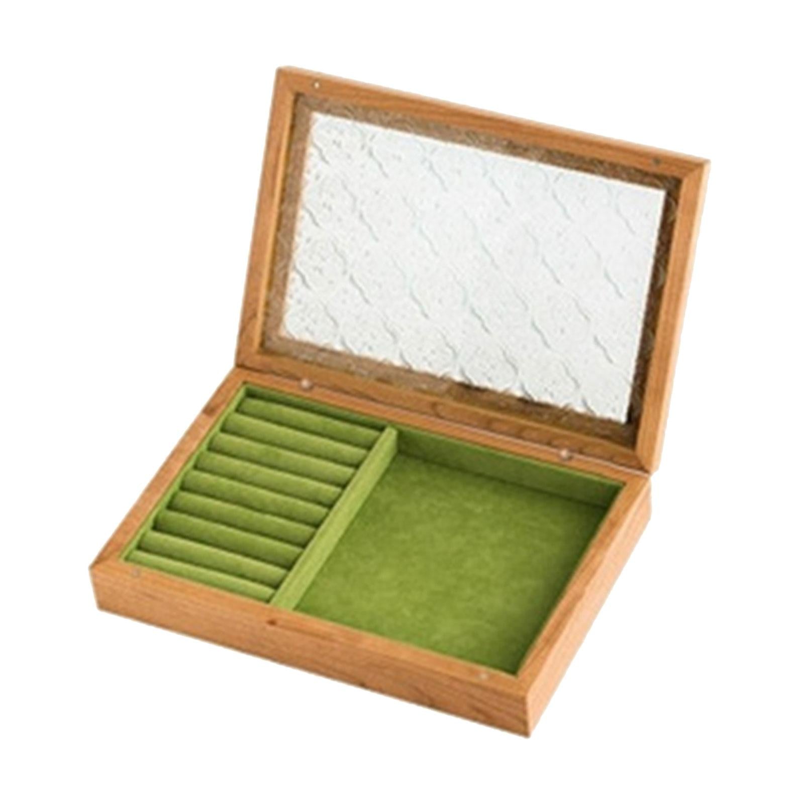 Jewelry Organizer Box Organization Travel Trinket Box for Bracelets Earrings Style B