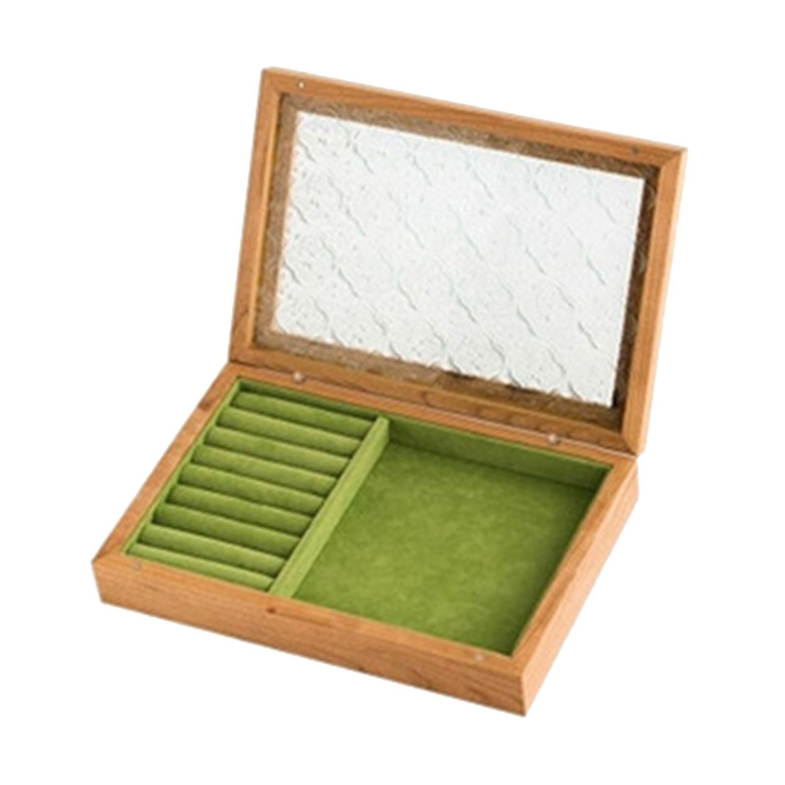 Jewelry Organizer Box Organization Travel Trinket Box for Bracelets Earrings Style B