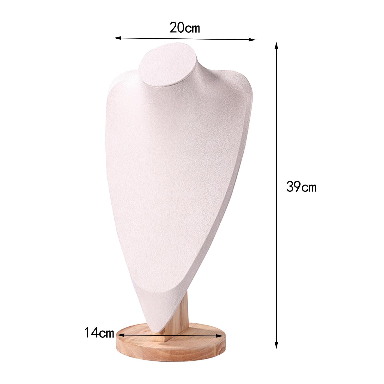 Necklace Chain Jewelry Bust Shop Elegant Women Necklace Display Holder Stand