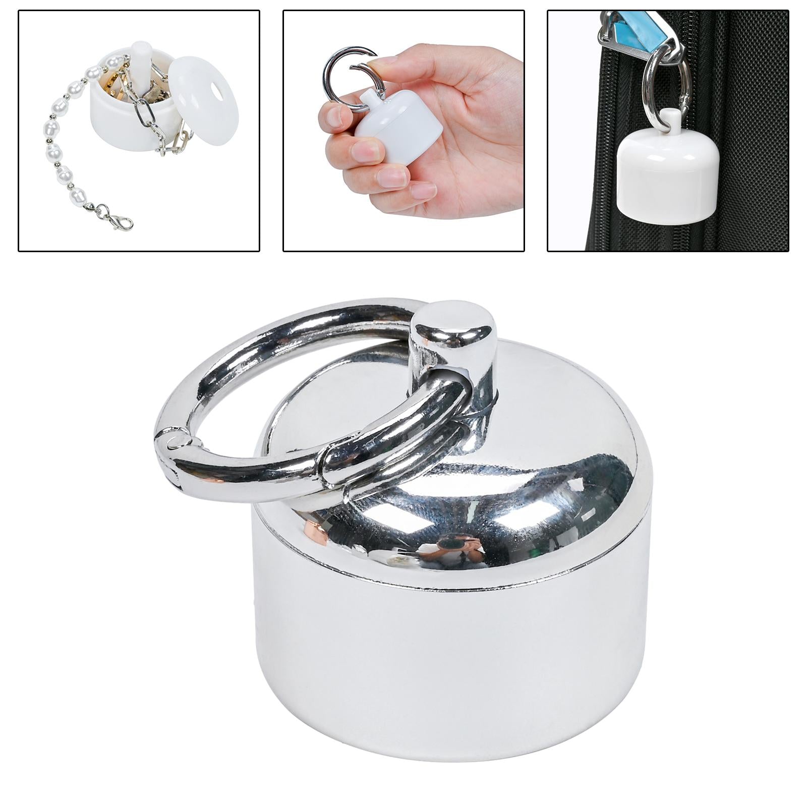 Jewelry Box Durable Jewelry Storage Case for Earrings Stud Bracelet Necklace Silver