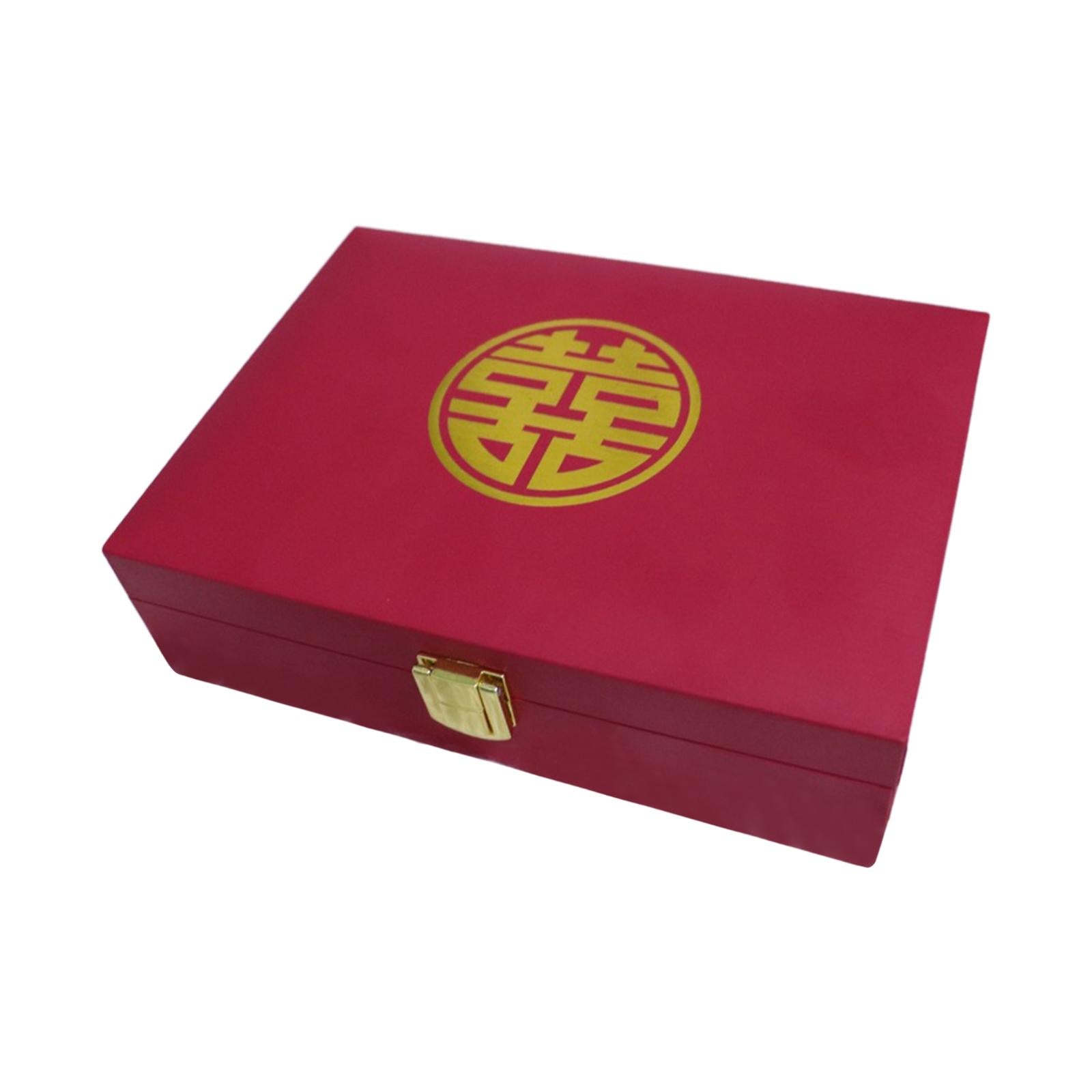 Jewelry Box Wedding Engagement Trinket Organizer for Valentine Bedroom Decor