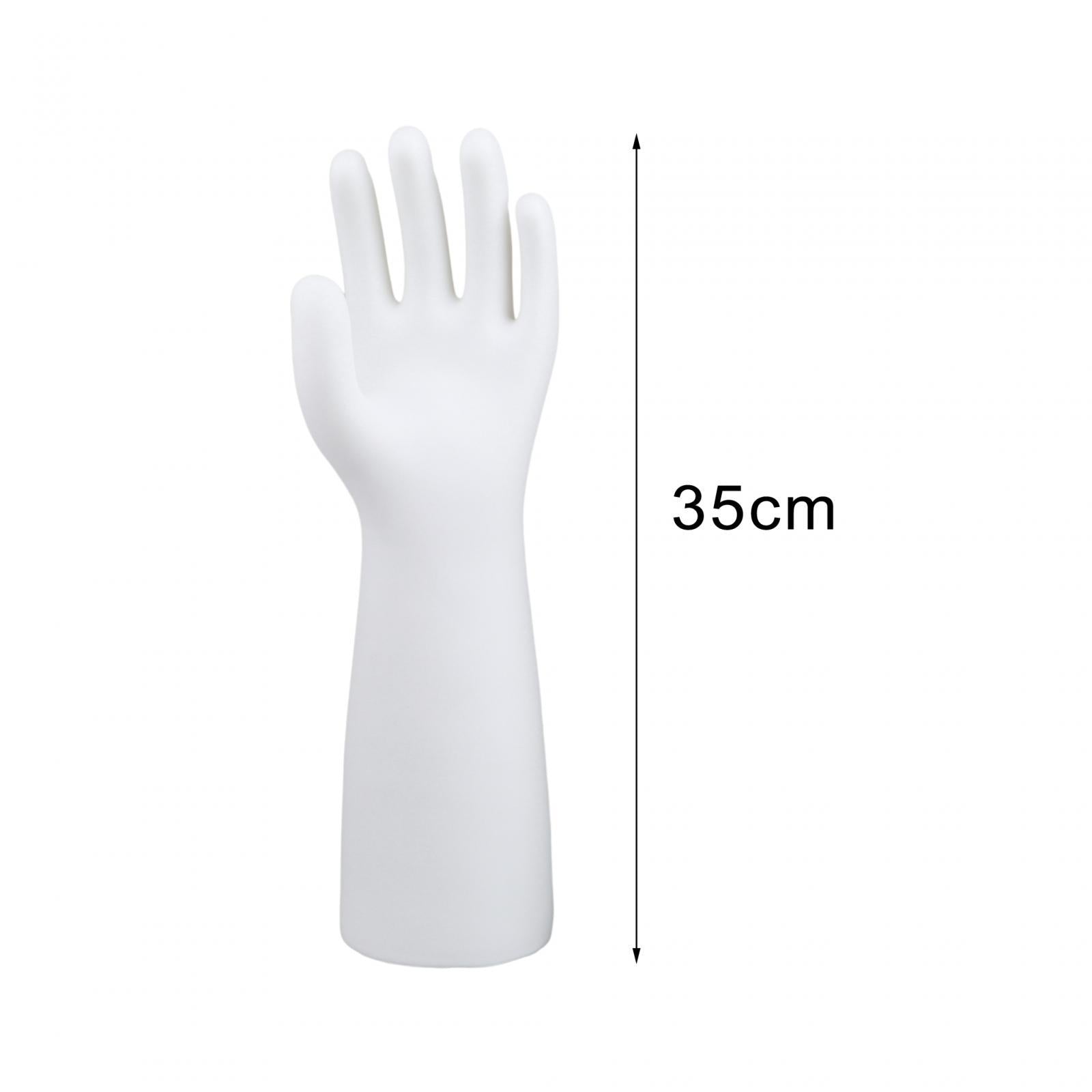 Jewelry Hand Display Holder Ring Display Stand for Showcase Countertop Shows White Left