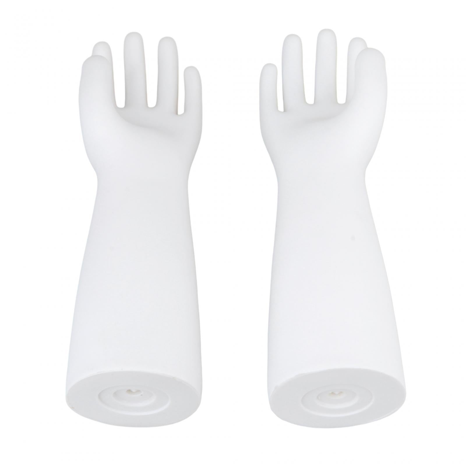 Jewelry Hand Display Holder Ring Display Stand for Showcase Countertop Shows White Left