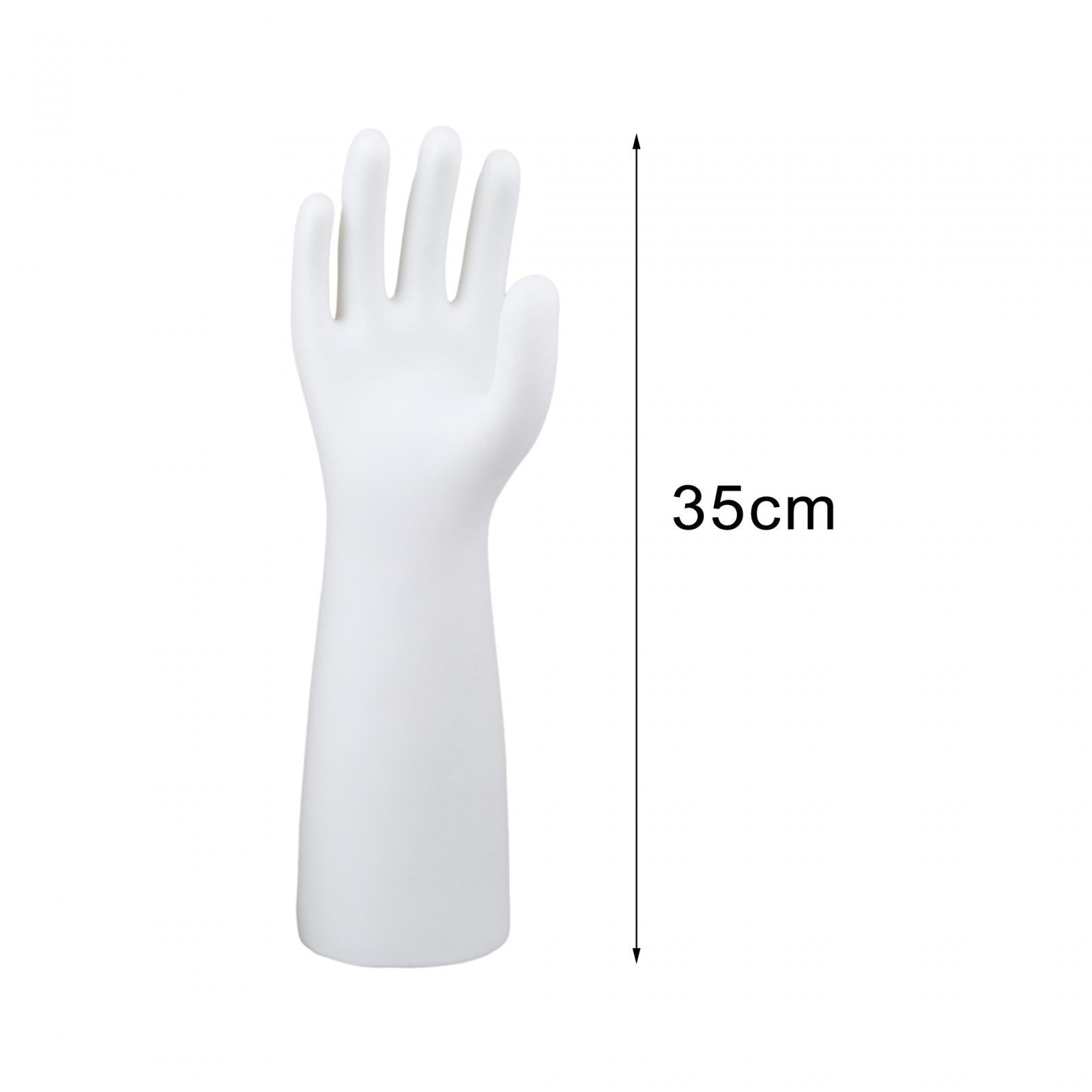 Jewelry Hand Display Holder Ring Display Stand for Showcase Countertop Shows White Right