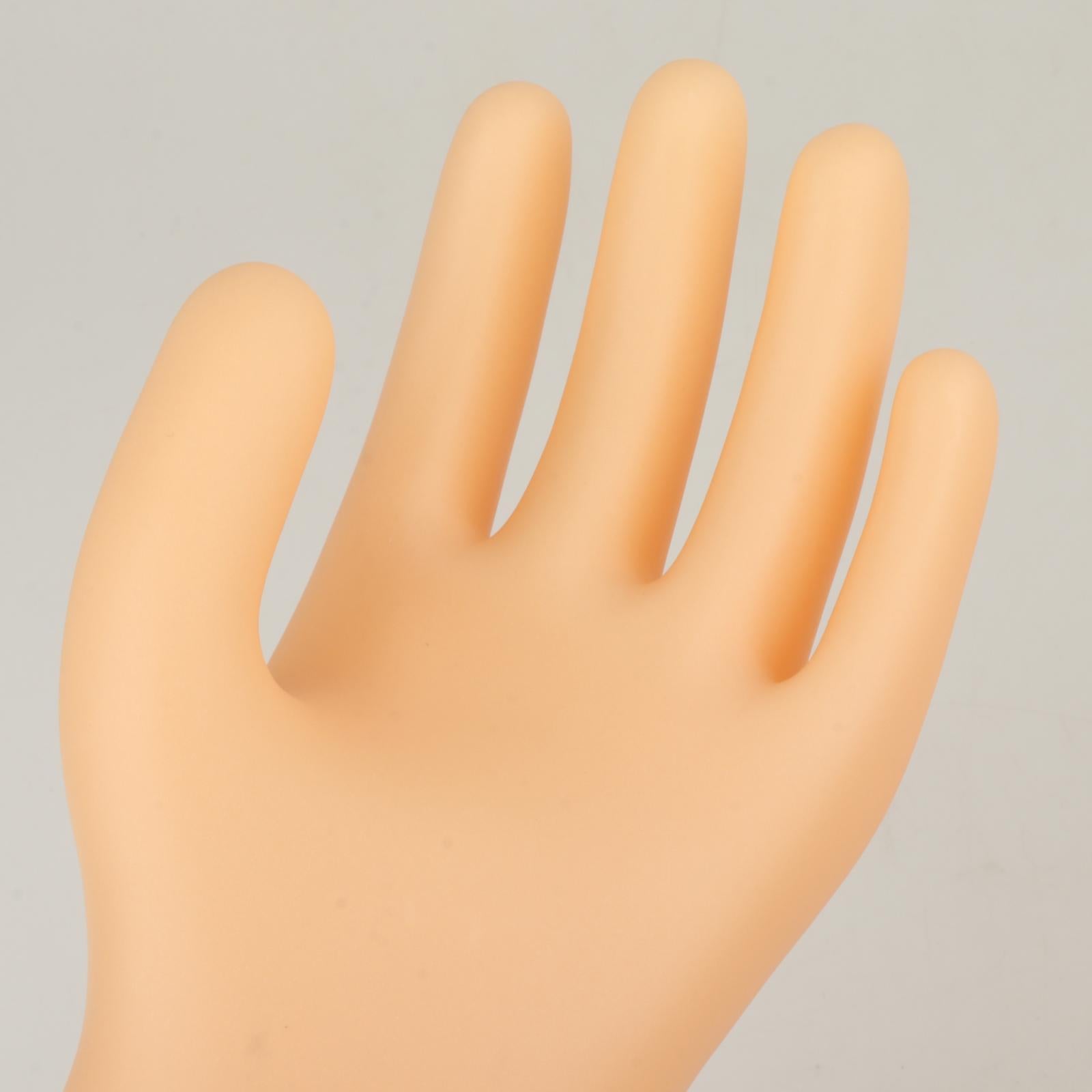 Jewelry Hand Display Holder Ring Display Stand for Showcase Countertop Shows Skin Color Left
