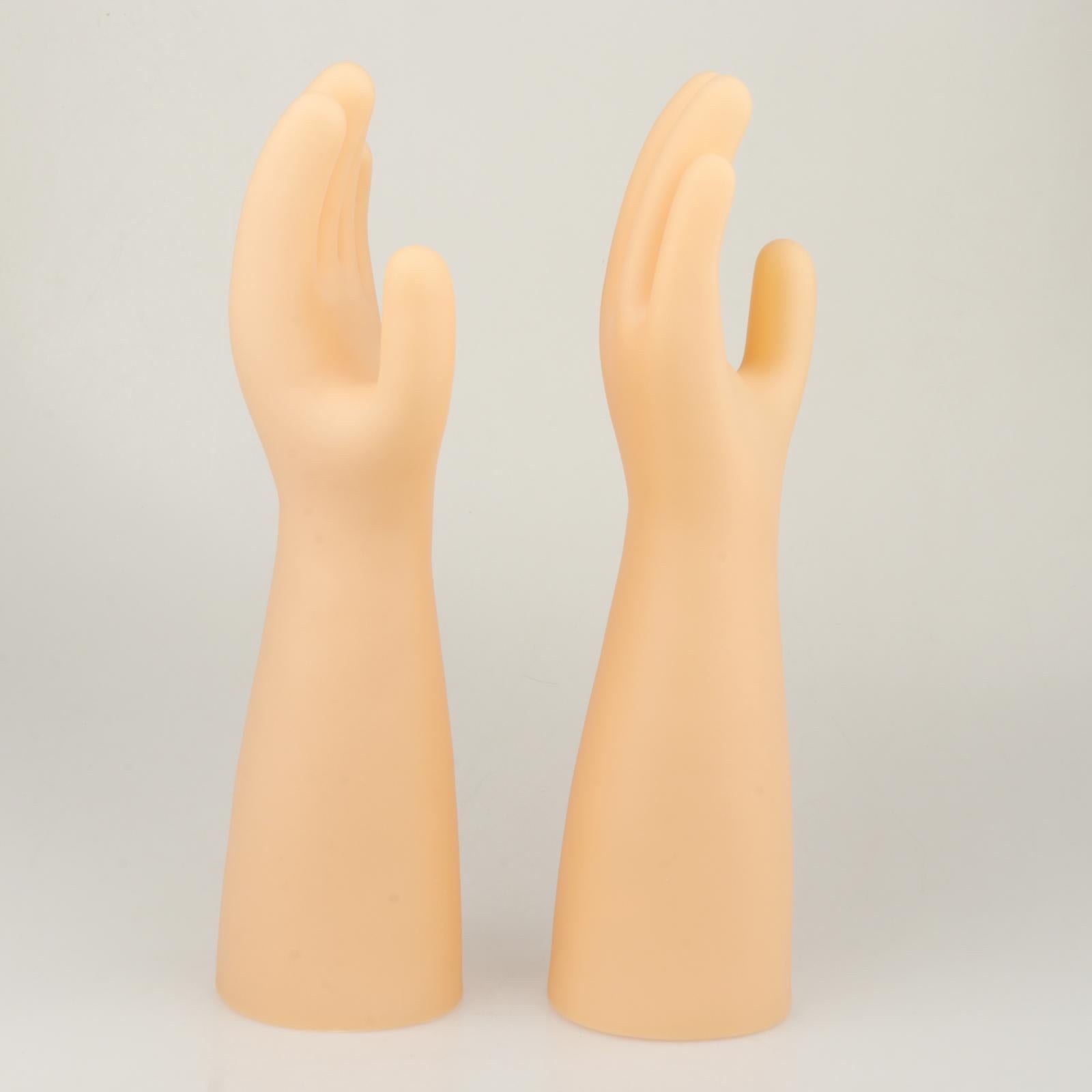 Jewelry Hand Display Holder Ring Display Stand for Showcase Countertop Shows Skin Color Left