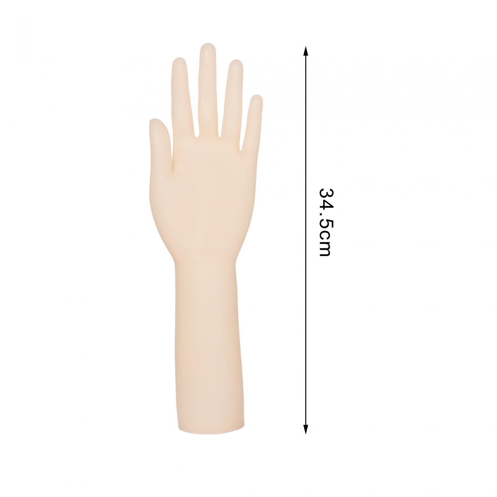 Female Mannequin Hand Jewelry Display Holder for Countertop Photograph Props Hard Material Left