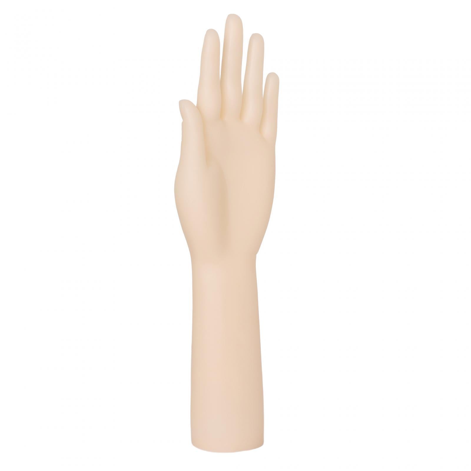 Female Mannequin Hand Jewelry Display Holder for Countertop Photograph Props Soft Material Left