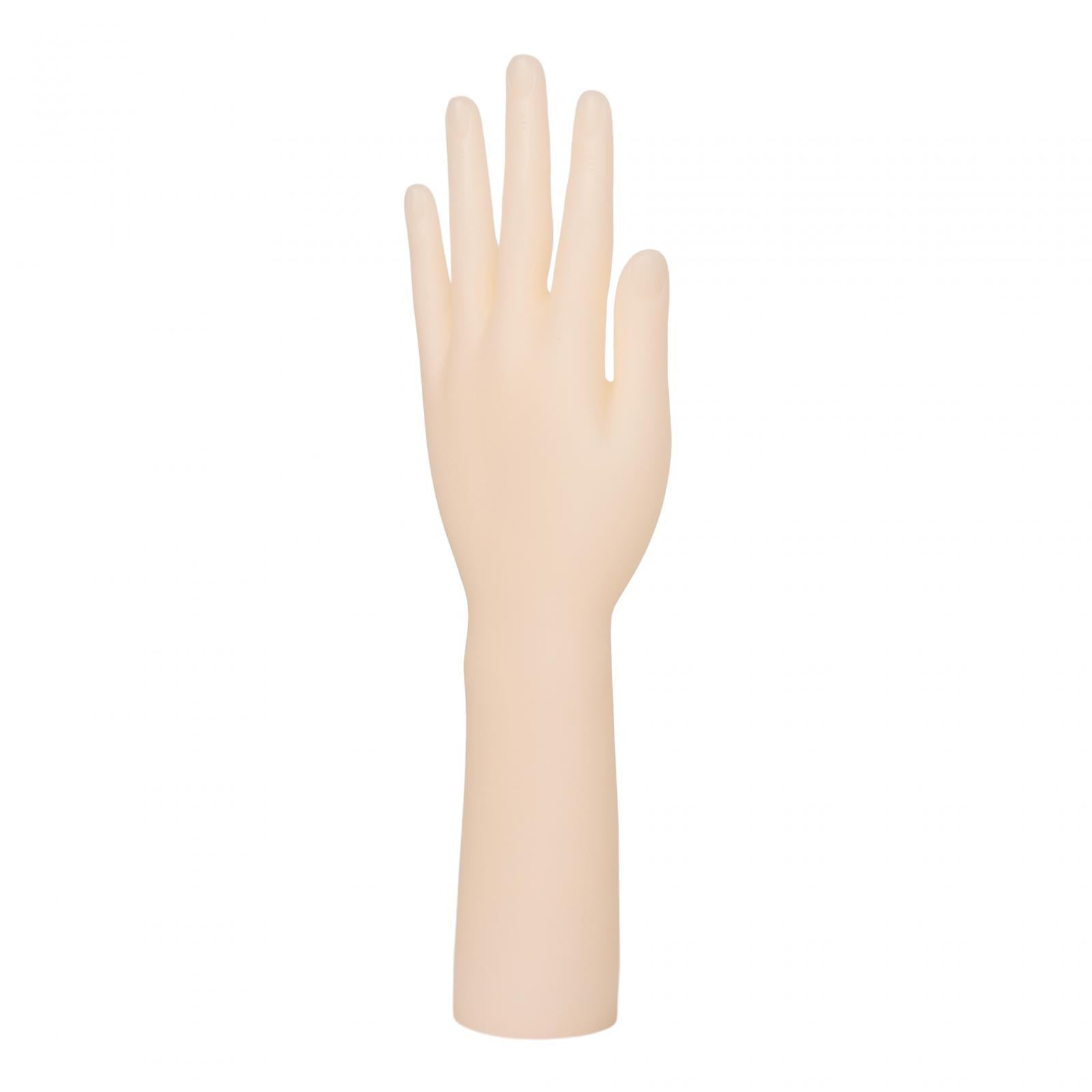 Female Mannequin Hand Jewelry Display Holder for Countertop Photograph Props Soft Material Left