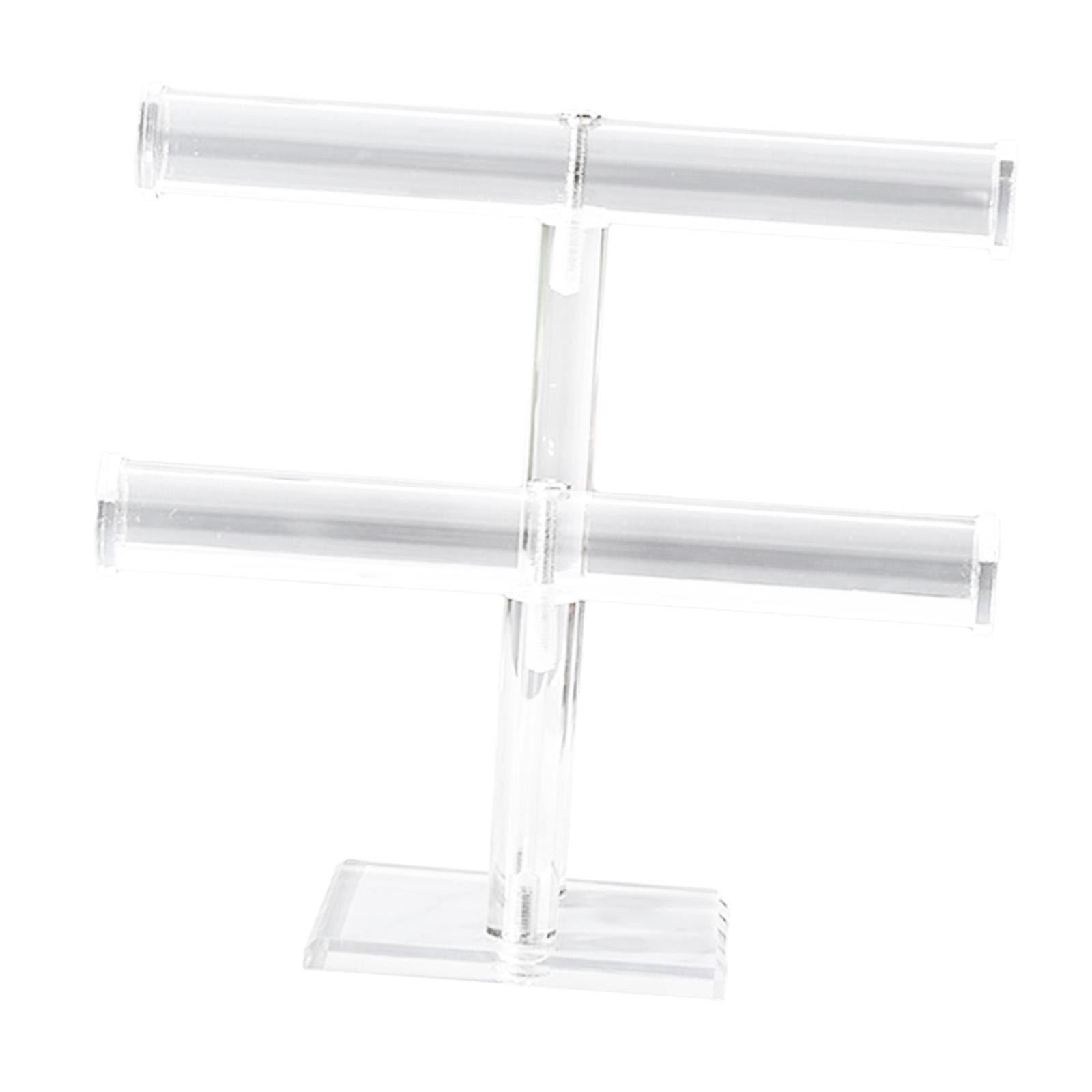 Jewelry Organizer Jewelry Display Rack for Bangle Watch Hair Band Scrunchies Double Layer