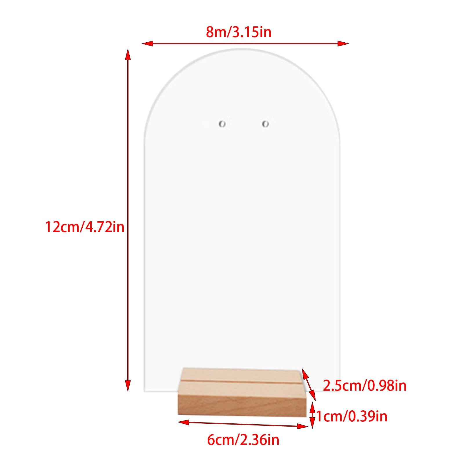 Acrylic Earring Display Stand Showcase for Household Desktop Jewelry Store