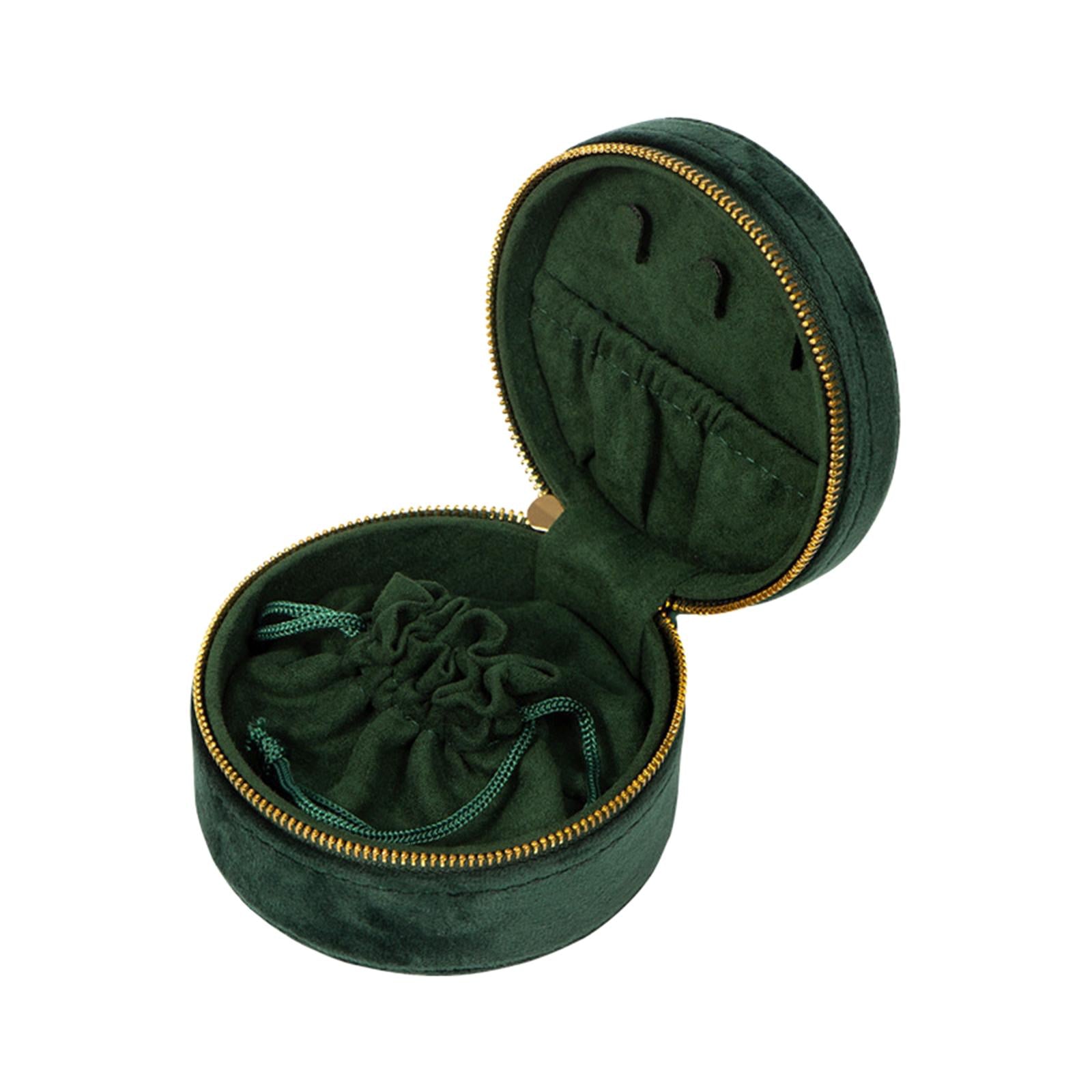 Portable Bracelet Box Embroidered Jewelry Container for Bracelets Anniversay