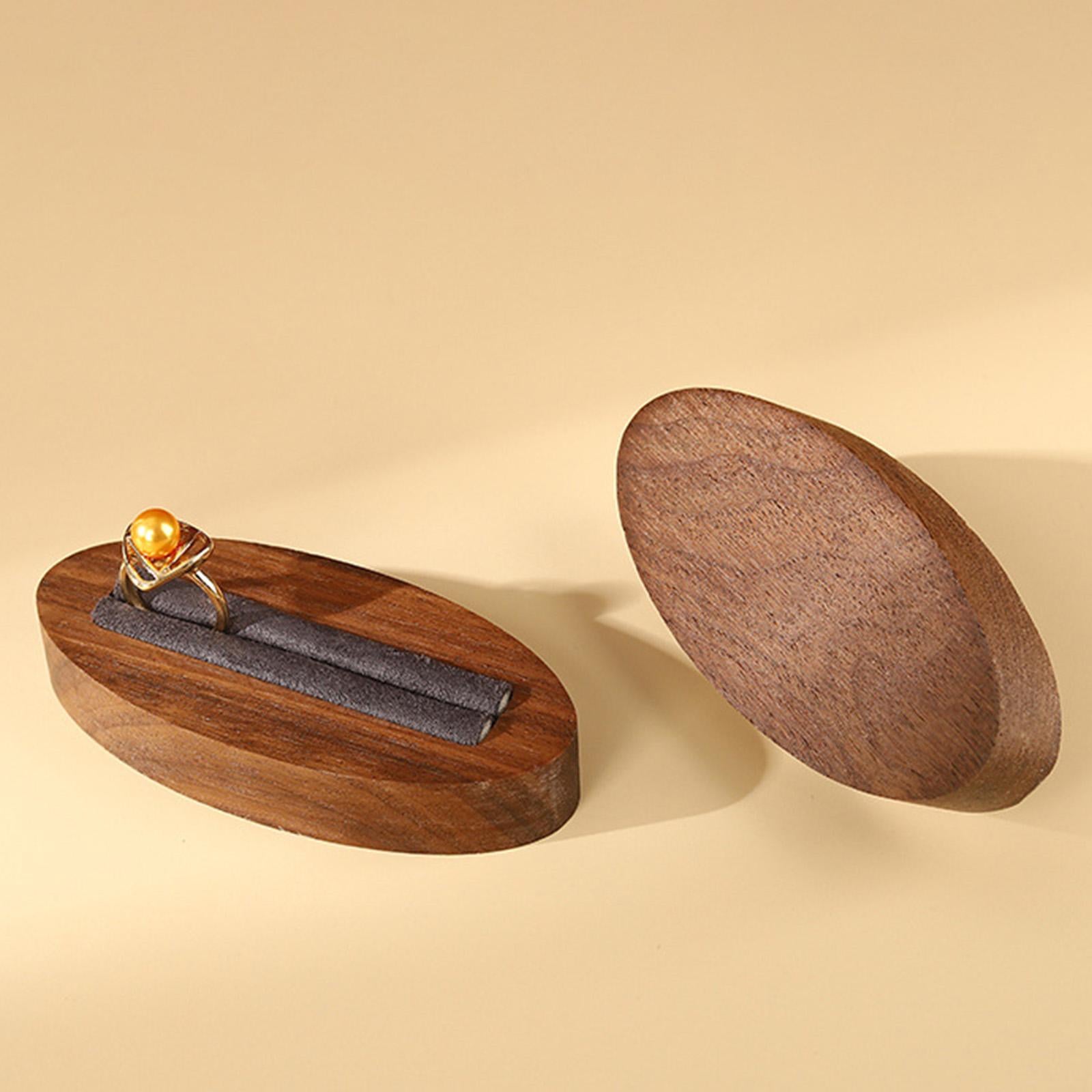 Ring Display Stand Practical Sturdy Wooden for Shopping Mall Table Household