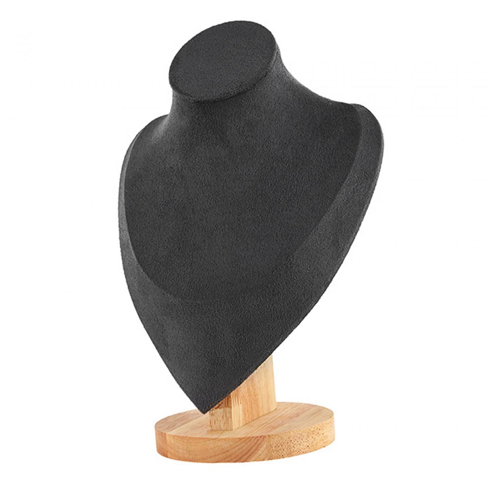 Jewelry Display Mannequin Bust Stable for Countertops Galleries Retail Store 10.5x16.7x23cm