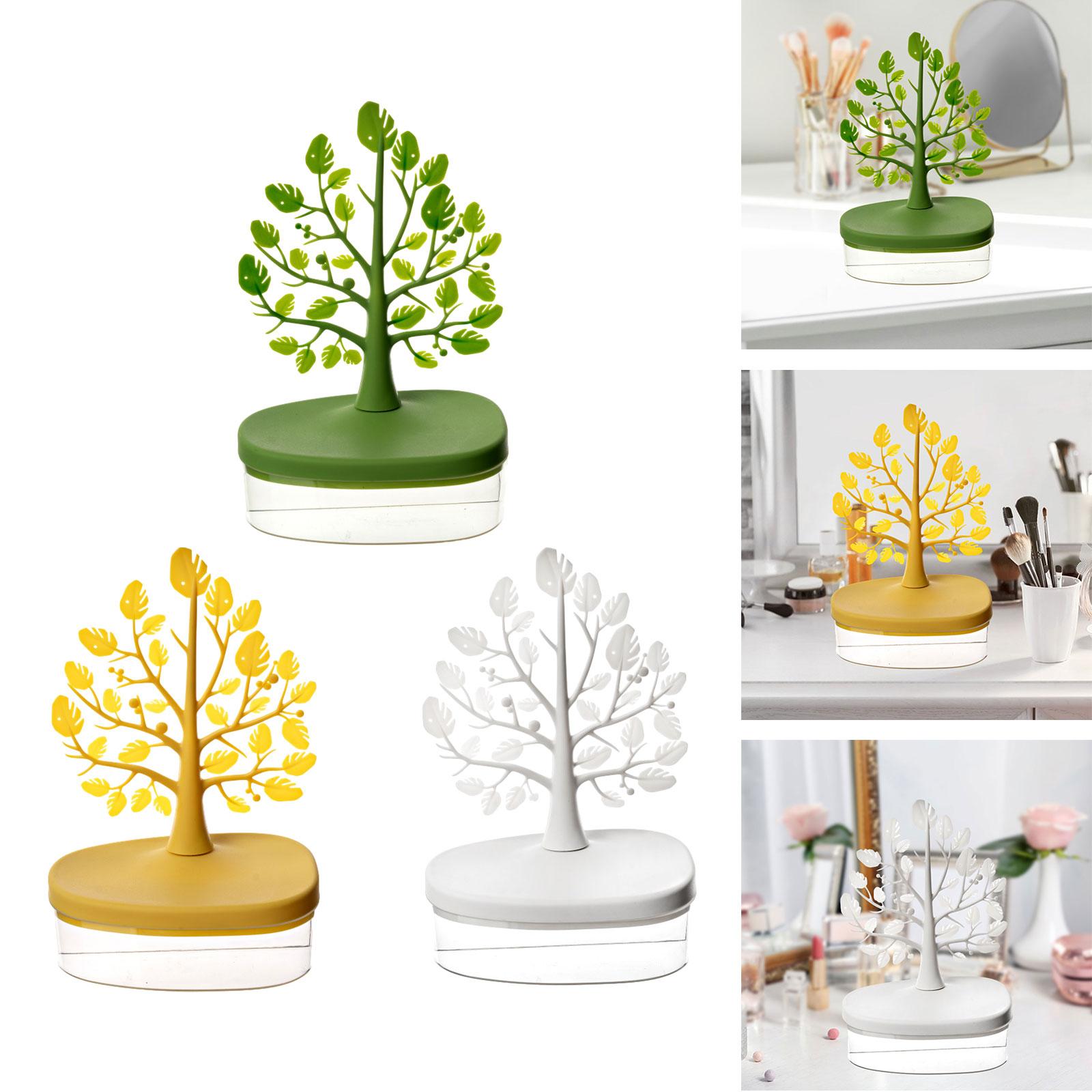 Jewelry Storage Tray Pendant Jewelry Display Stand for Bathroom Dresser Desk green