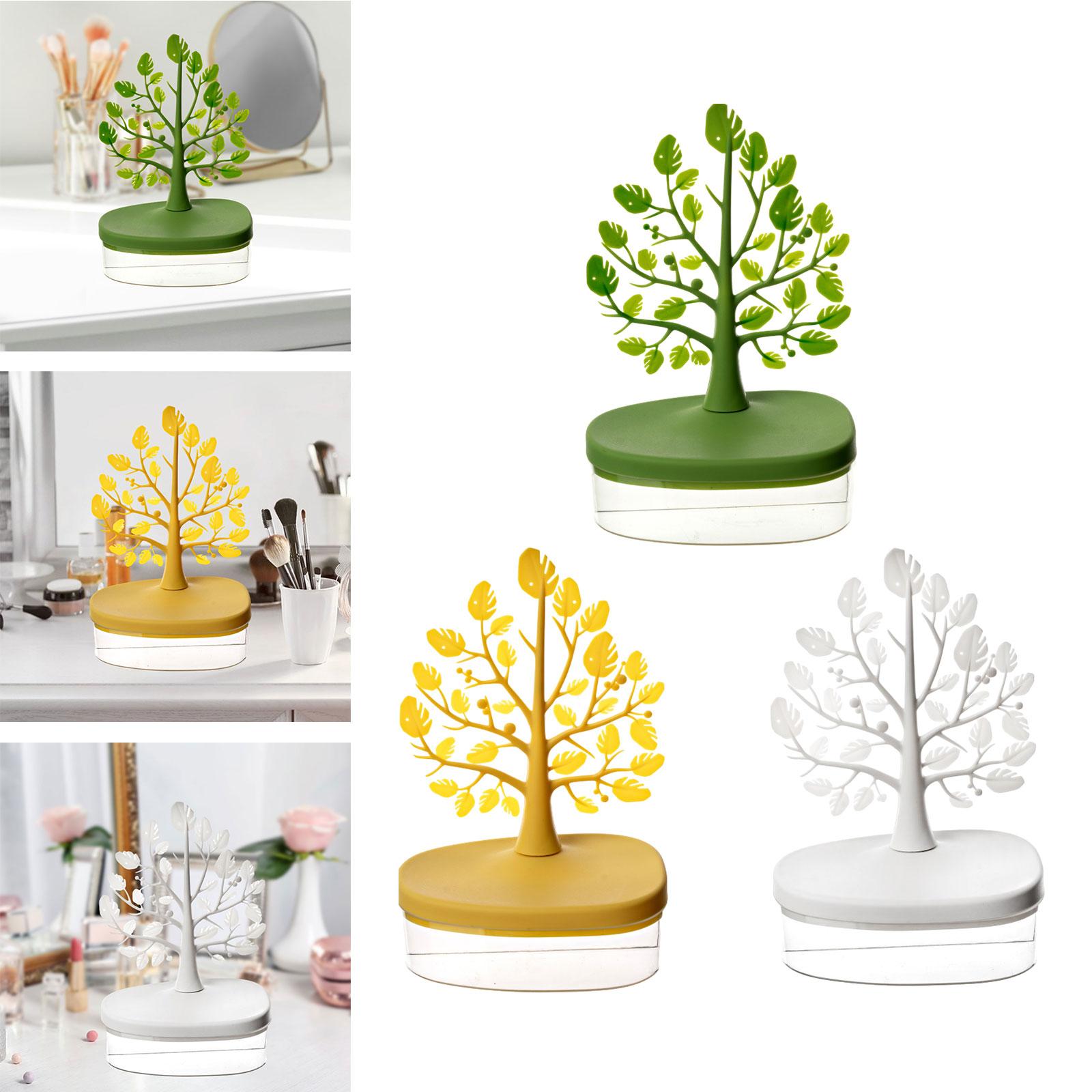 Jewelry Storage Tray Pendant Jewelry Display Stand for Bathroom Dresser Desk green