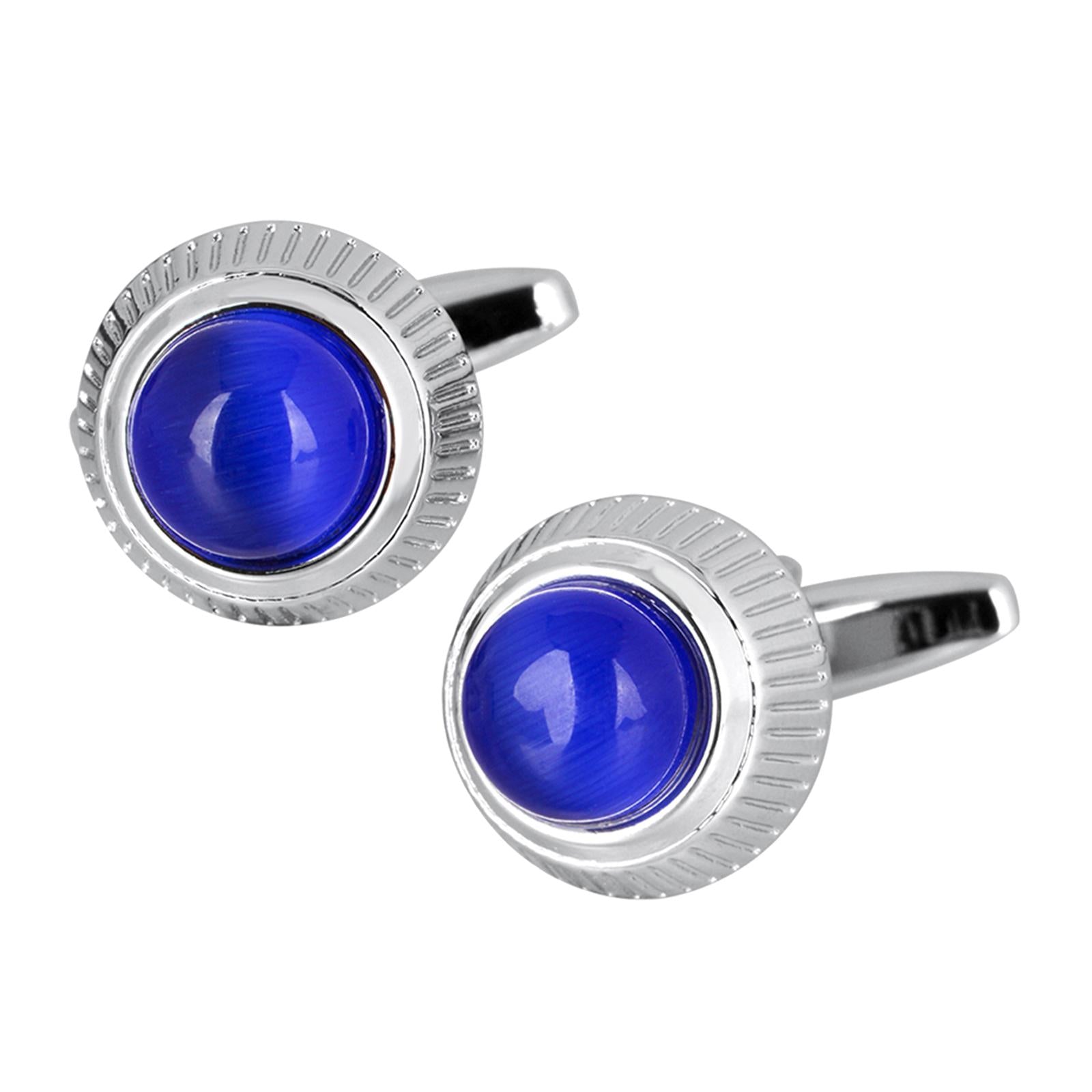 Cufflinks for Men Men's Jewelry Gift Classic Simple 15mm French Cuff Buttons
