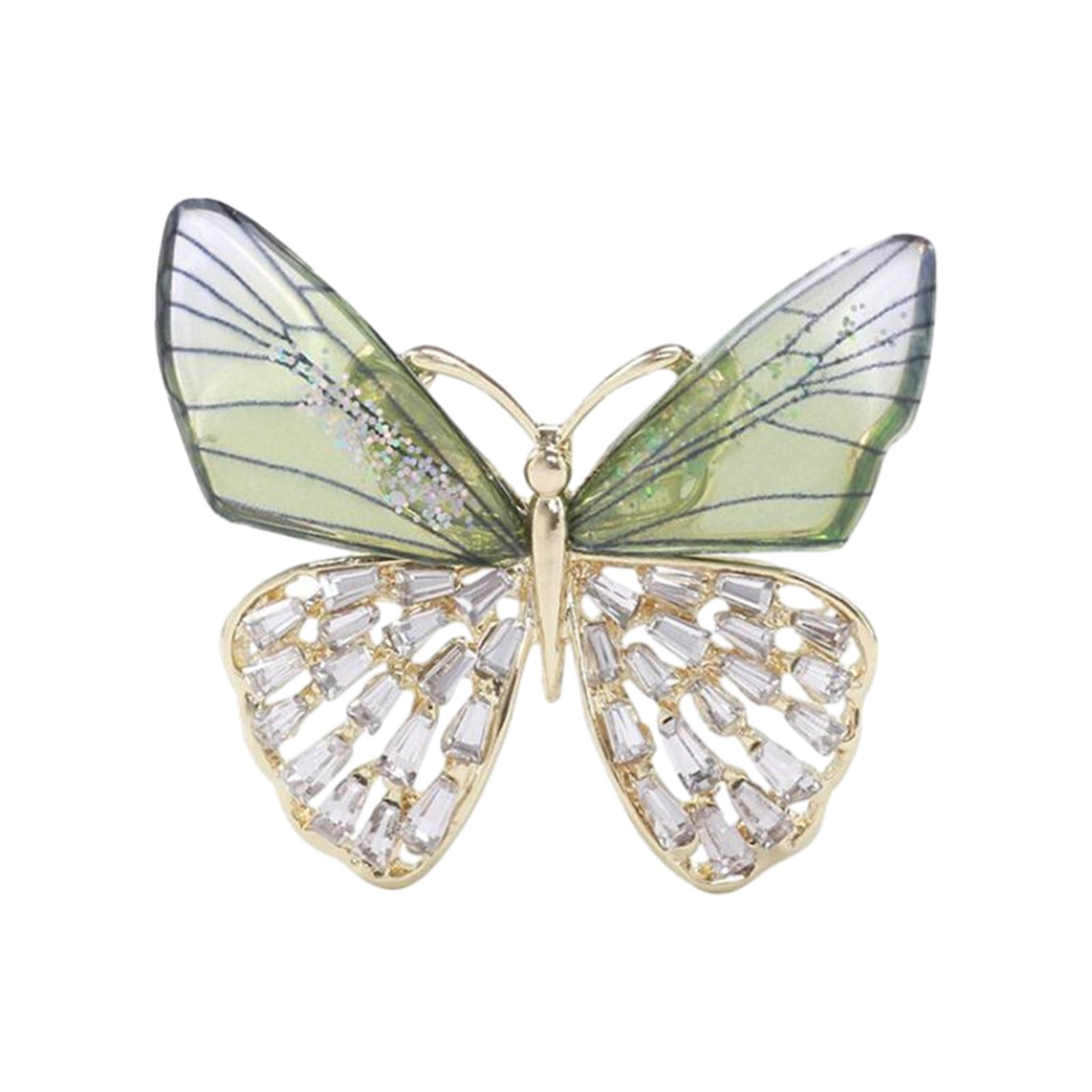 Butterfly Brooch Gift for Women Corsages Jewelry for Dress Hat Clothes