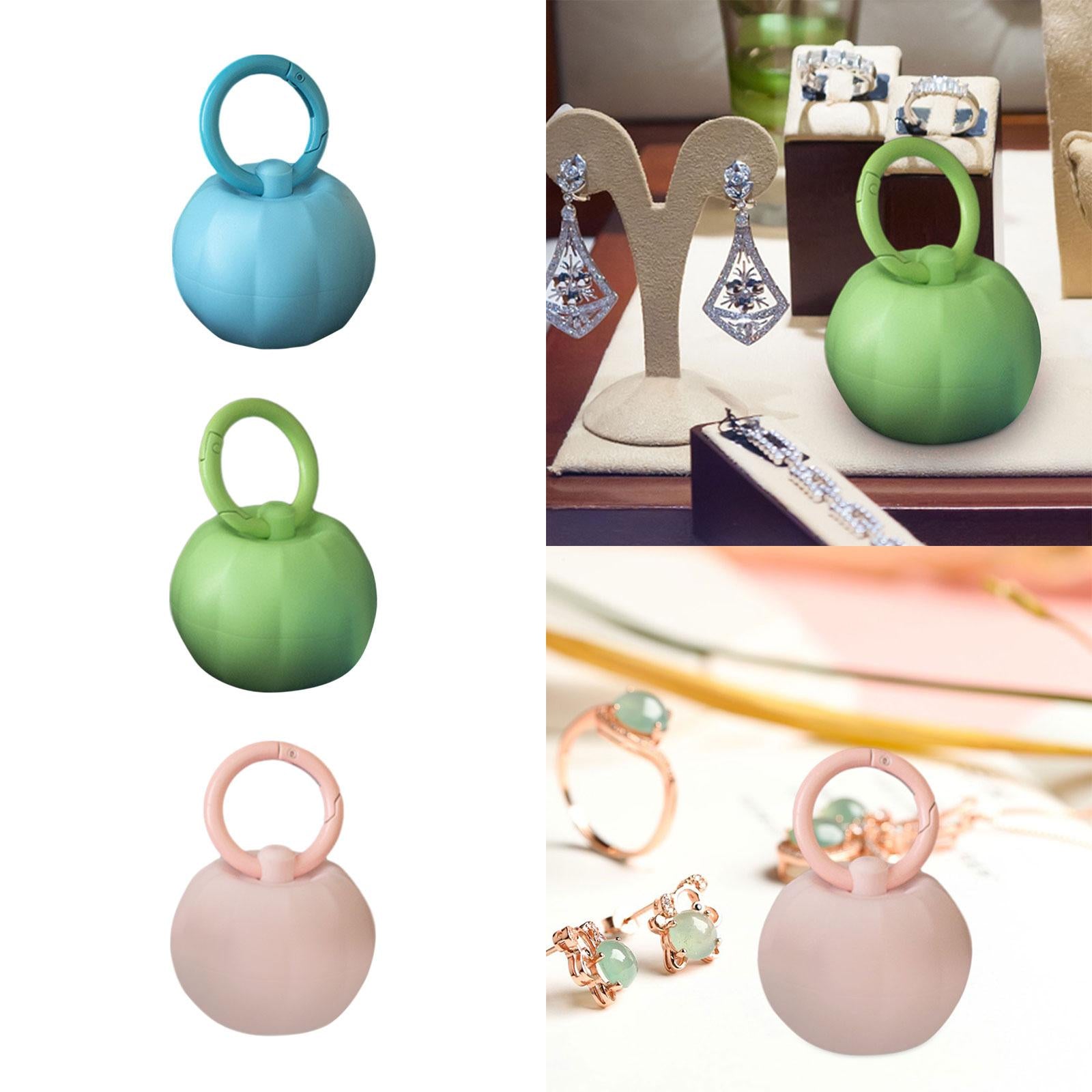 Portable Jewelry Storage Box Jewelry Organizer for Trinket Necklace Bracelet Blue