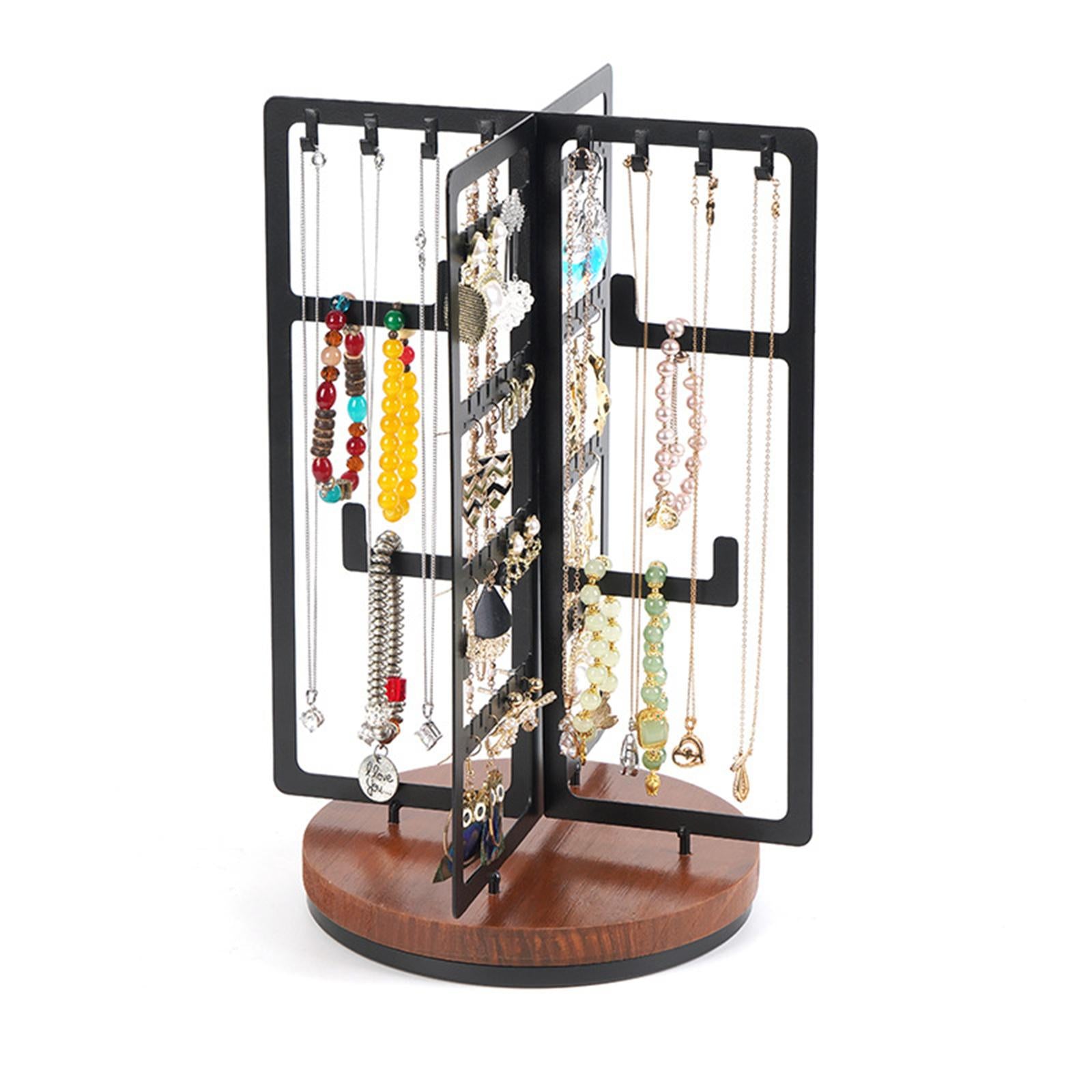 Jewelry Holder Organizer Rotatable Necklace Holder for Shop Vanity Show