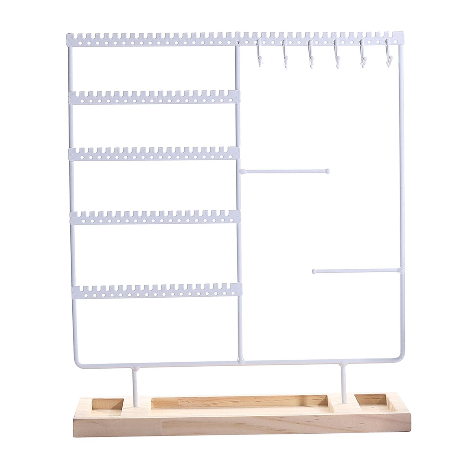 Jewelry Rack Rings Jewelry Stand for Jewelry Store Dresser Live Broadcasting White