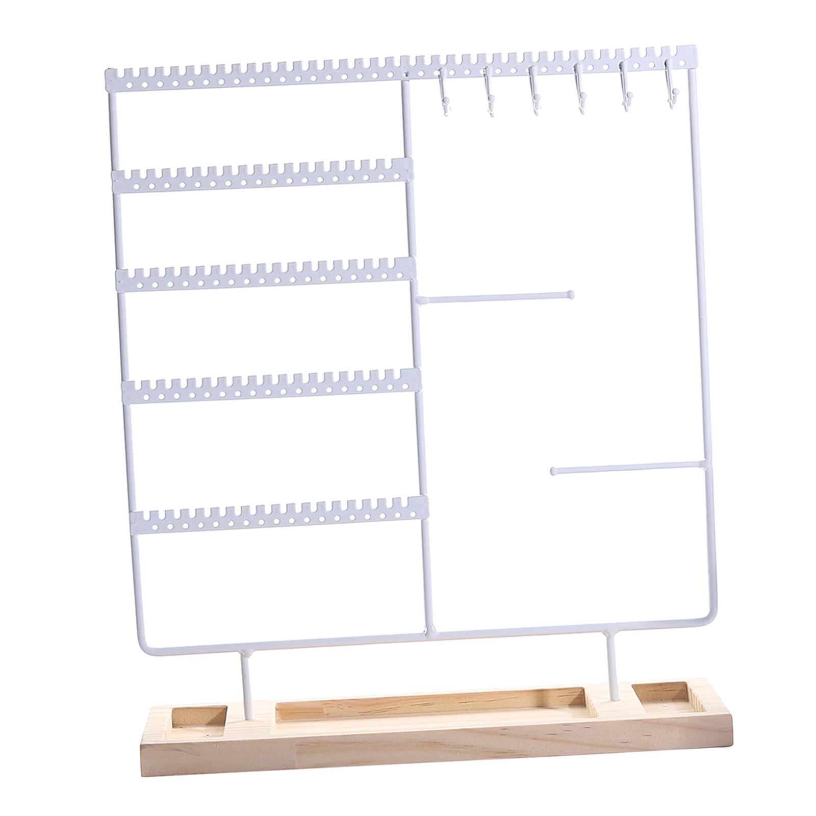Jewelry Rack Rings Jewelry Stand for Jewelry Store Dresser Live Broadcasting White