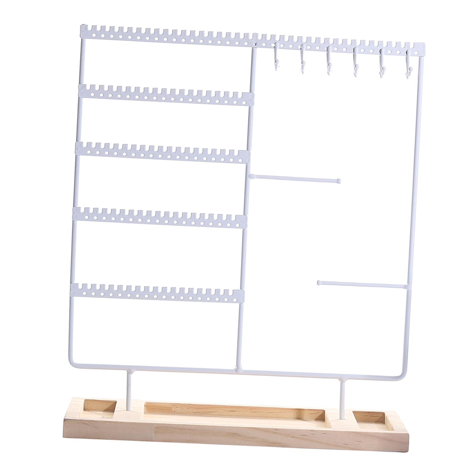Jewelry Rack Rings Jewelry Stand for Jewelry Store Dresser Live Broadcasting White