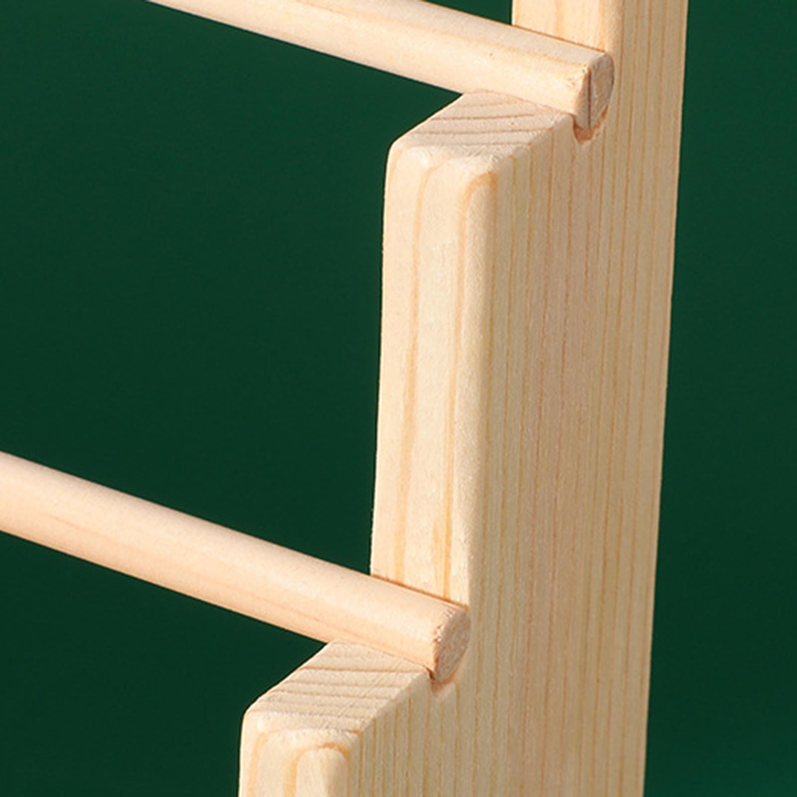 Earrings Display Stand Wooden Jewelry Shelf for Women for Stores Showcase 6 Tier