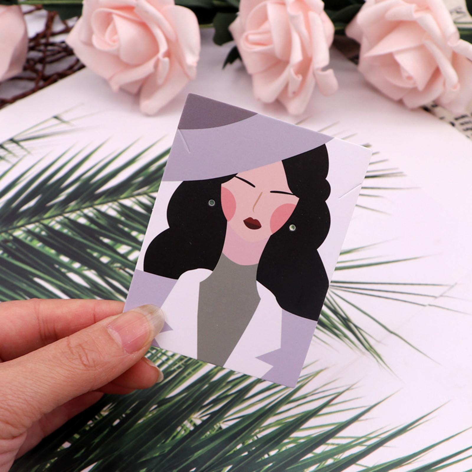 100x Earring Display Cards Jewelry Display for Dressing Room Jewellery Shops