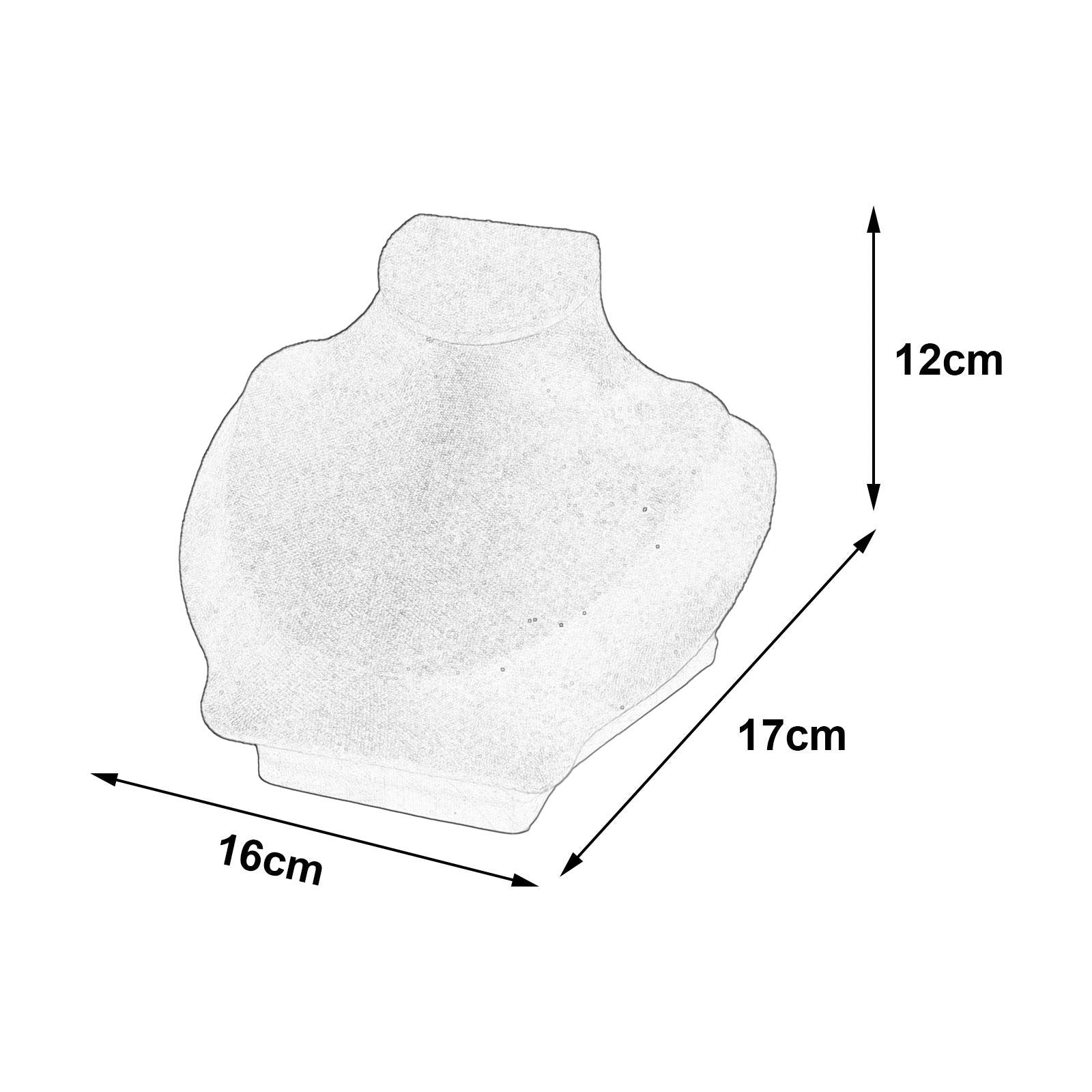 Jewelry Bust Wood Pendant Show Necklace Bust for Girls Bedroom Retail Stores Green