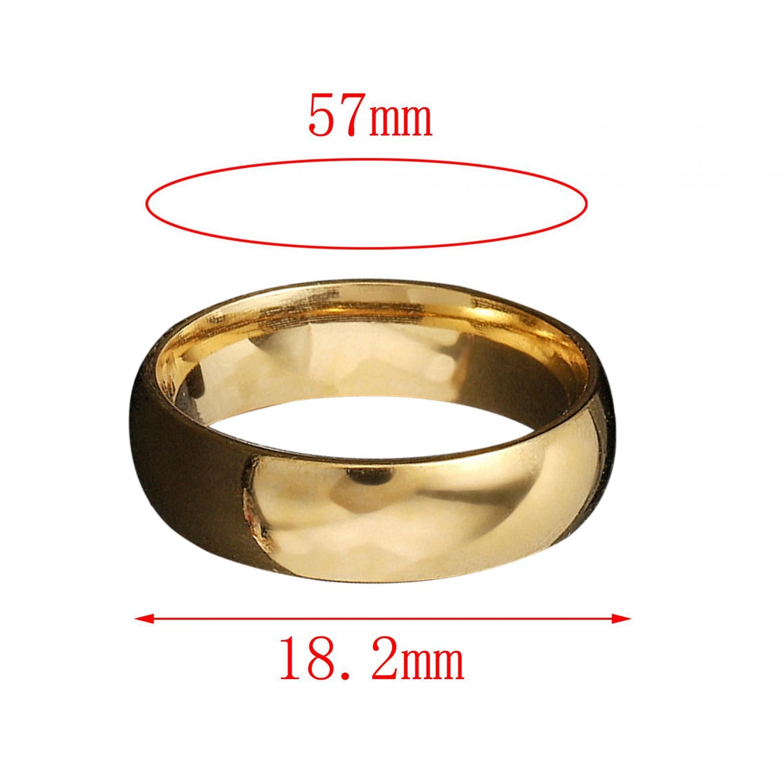 Couple Ring Fashion Costume Accessories Jewelry for Party Halloween Birthday 18.2mm