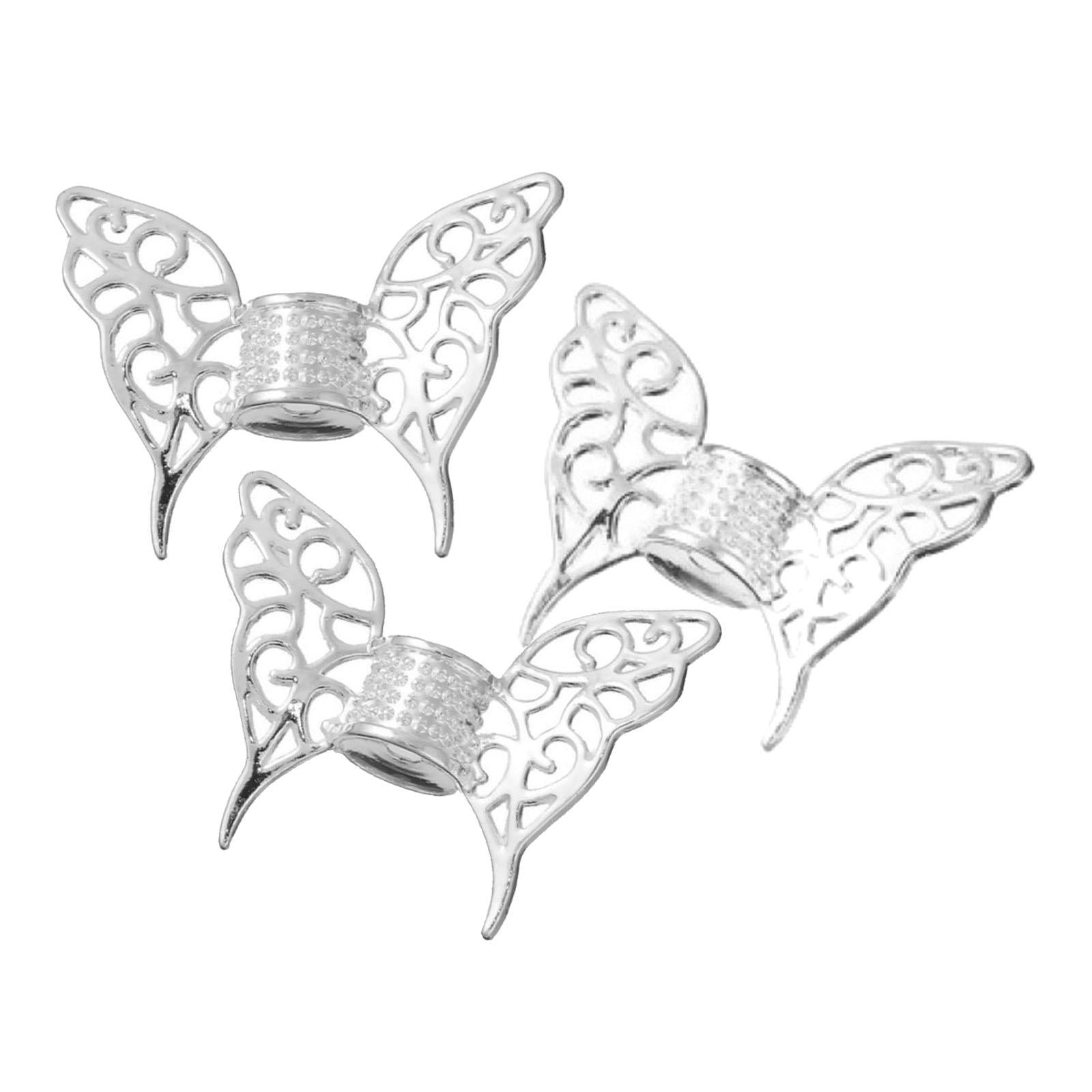 3x Spacer Beads DIY Butterfly Animal Wing for Bangle Handmade Jewelry Making