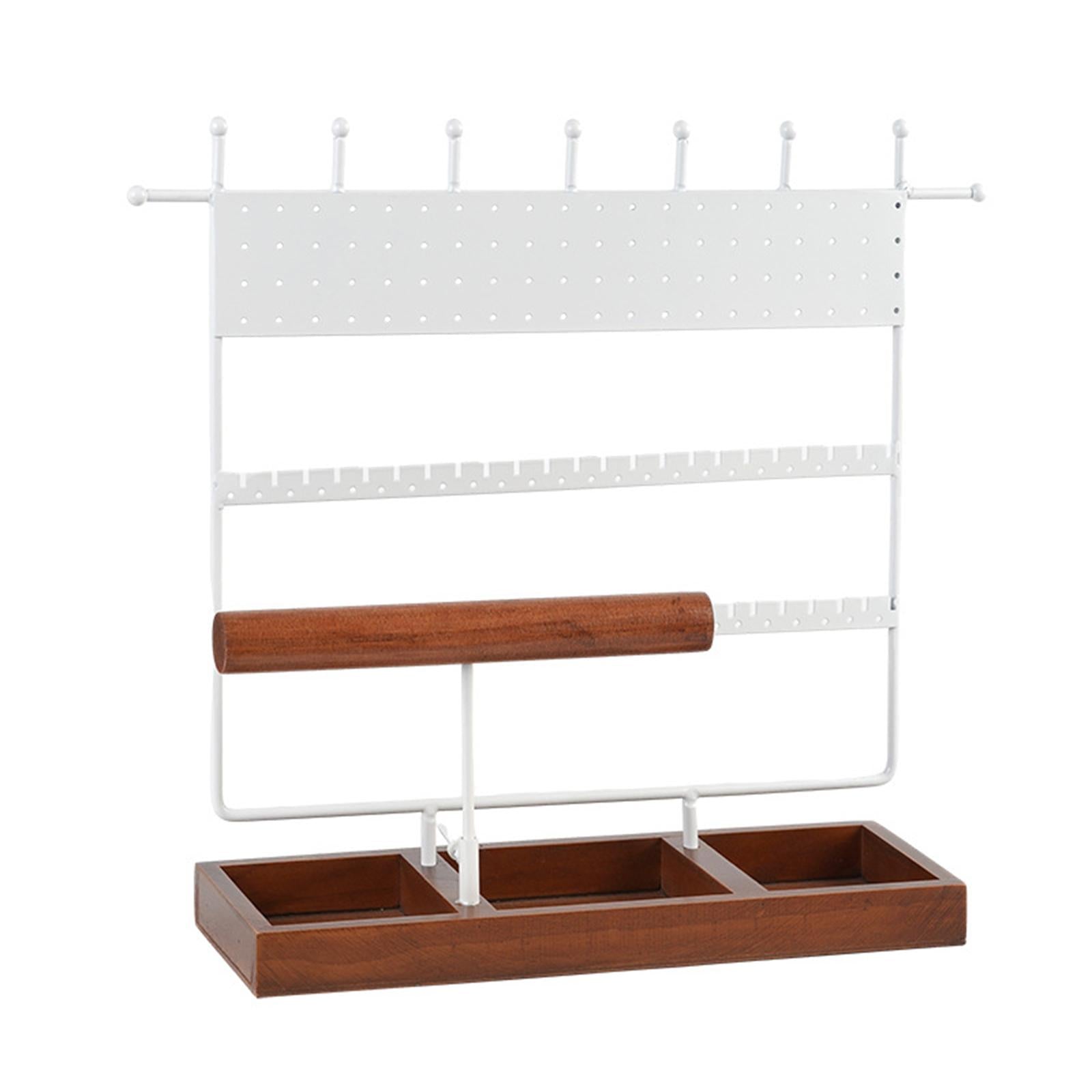 Jewelry Display Rack Jewelry Holder for Live Broadcast Jewelry Shop Showcase white