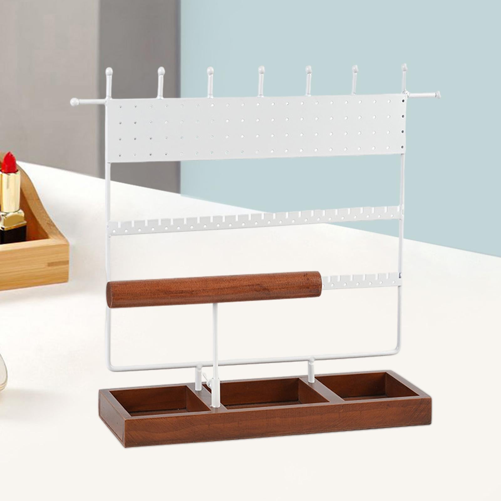 Jewelry Display Rack Jewelry Holder for Live Broadcast Jewelry Shop Showcase white