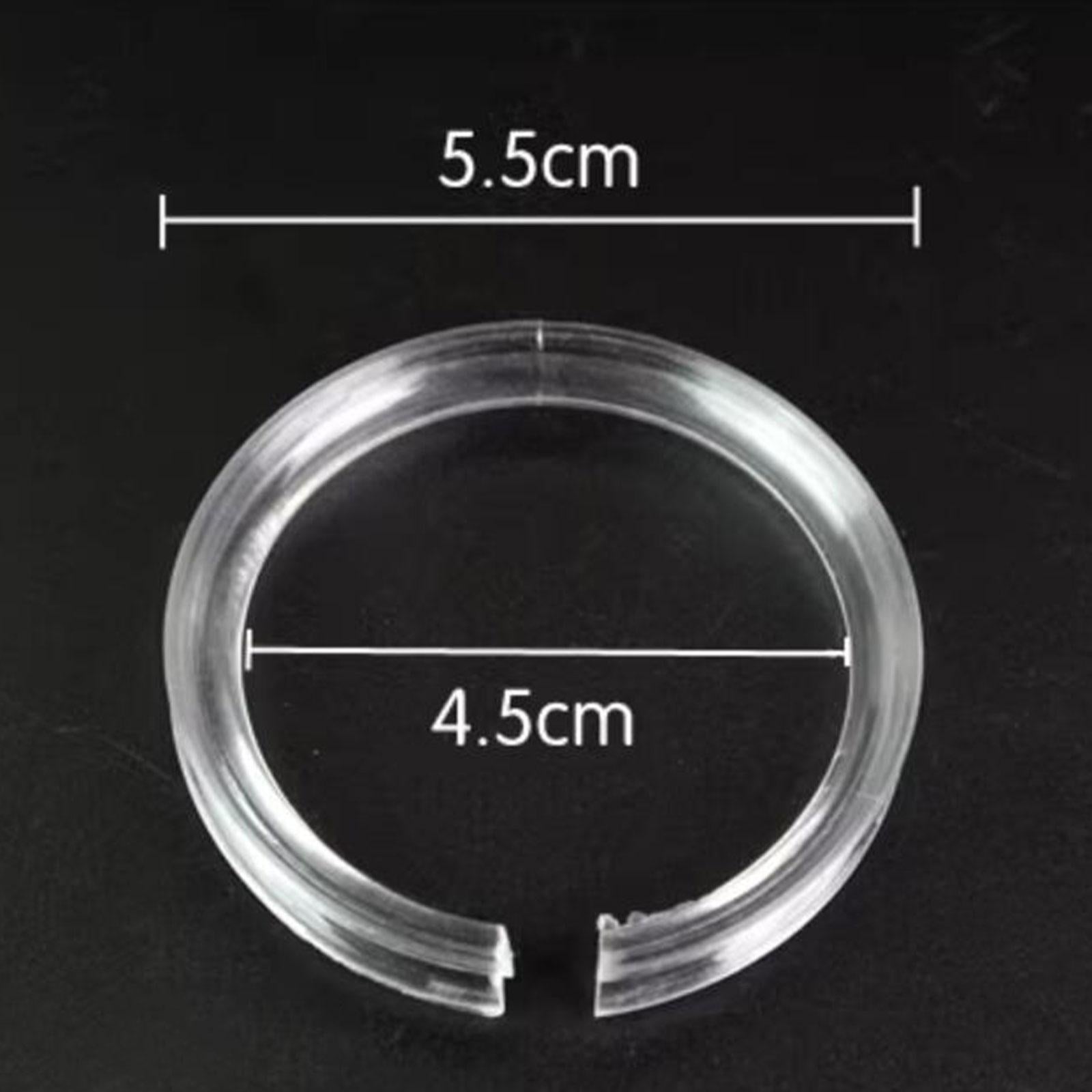 10x Acrylic Bracelet Display Holder Loop Clear for Store Photography Selling