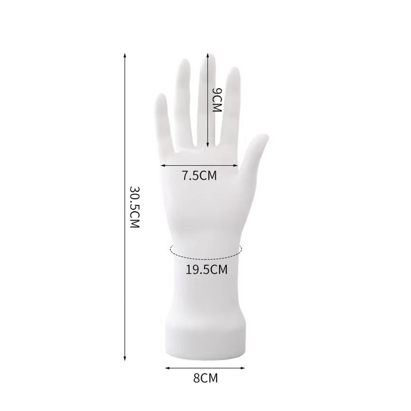 Adults Mannequin Hand Model Practice Hands Nails Art Training Hand Fake Hand White Right