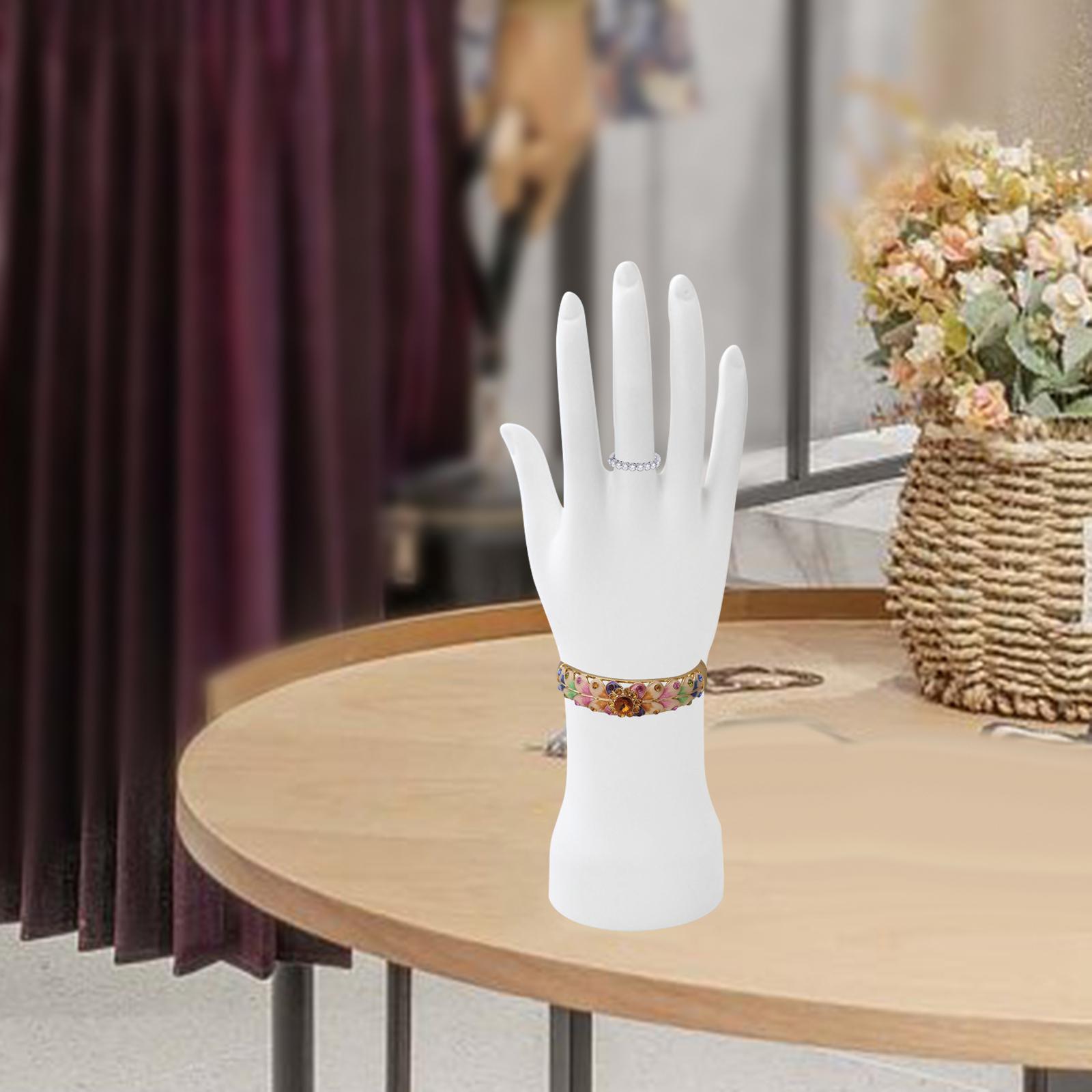 Adults Mannequin Hand Model Practice Hands Nails Art Training Hand Fake Hand White Right