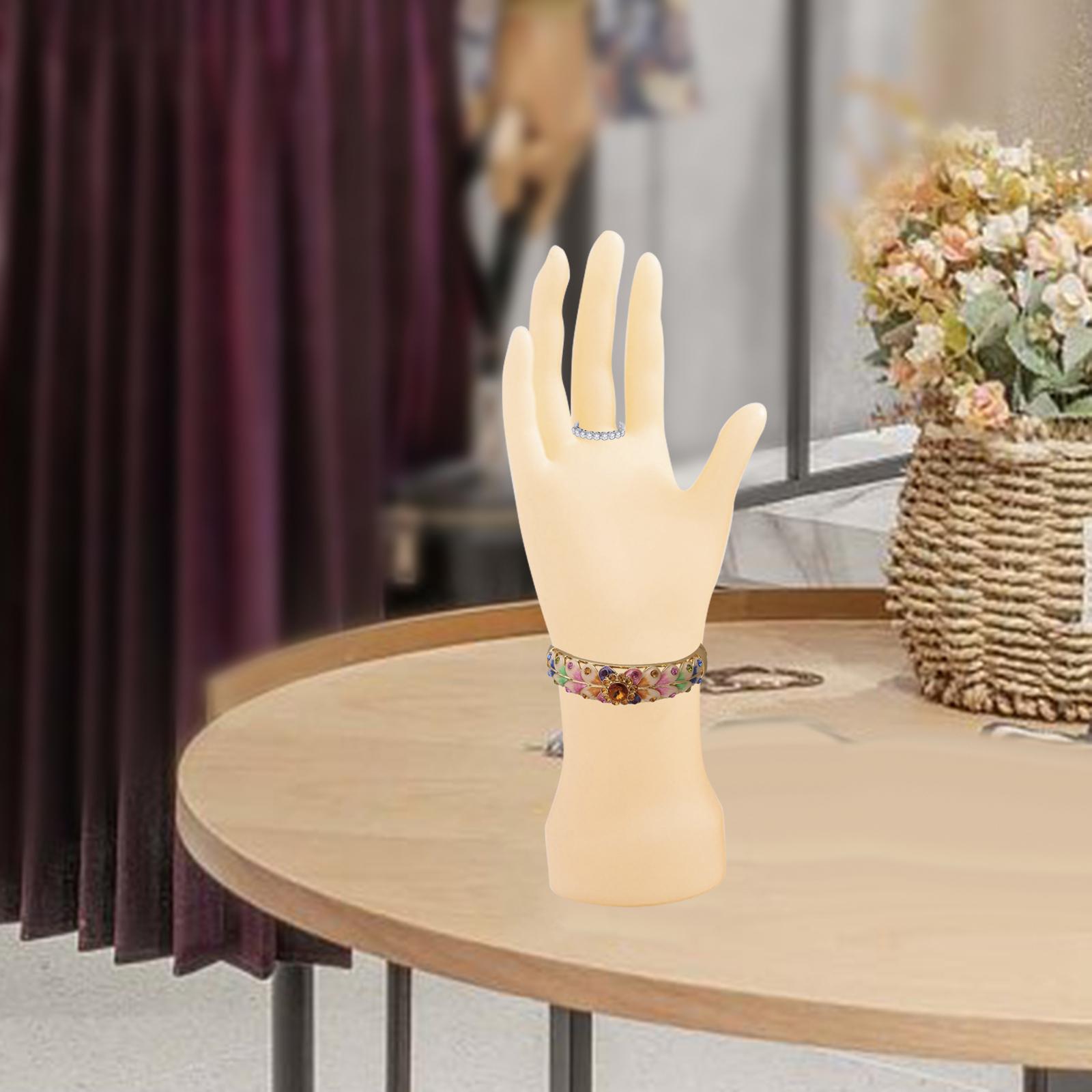 Adults Mannequin Hand Model Practice Hands Nails Art Training Hand Fake Hand Pink Skincolor Right